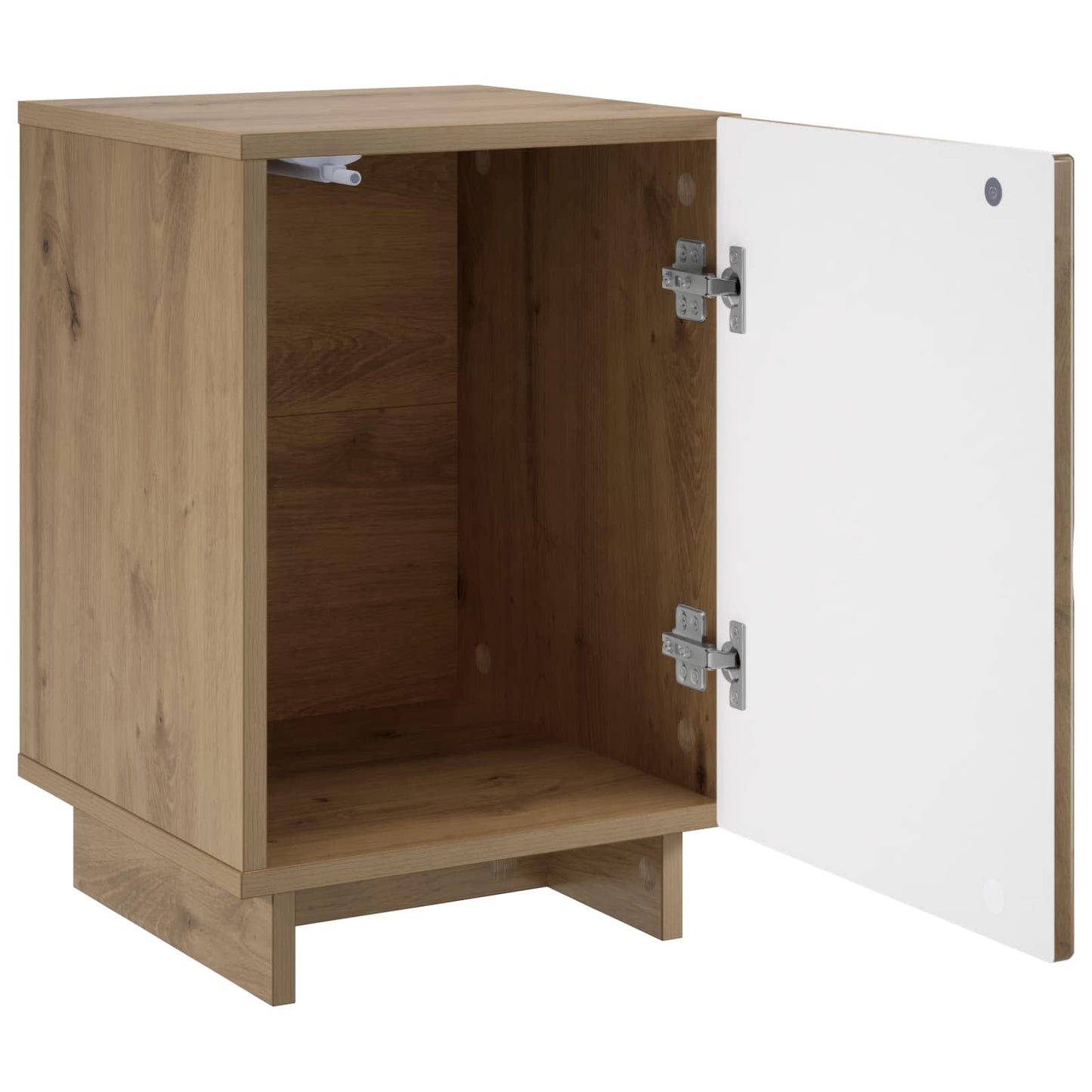 vidaXL Κομοδίνο Artisan Δρυς 33,5 x 34,5 x 50 εκ Επεξεργασμένο Ξύλο