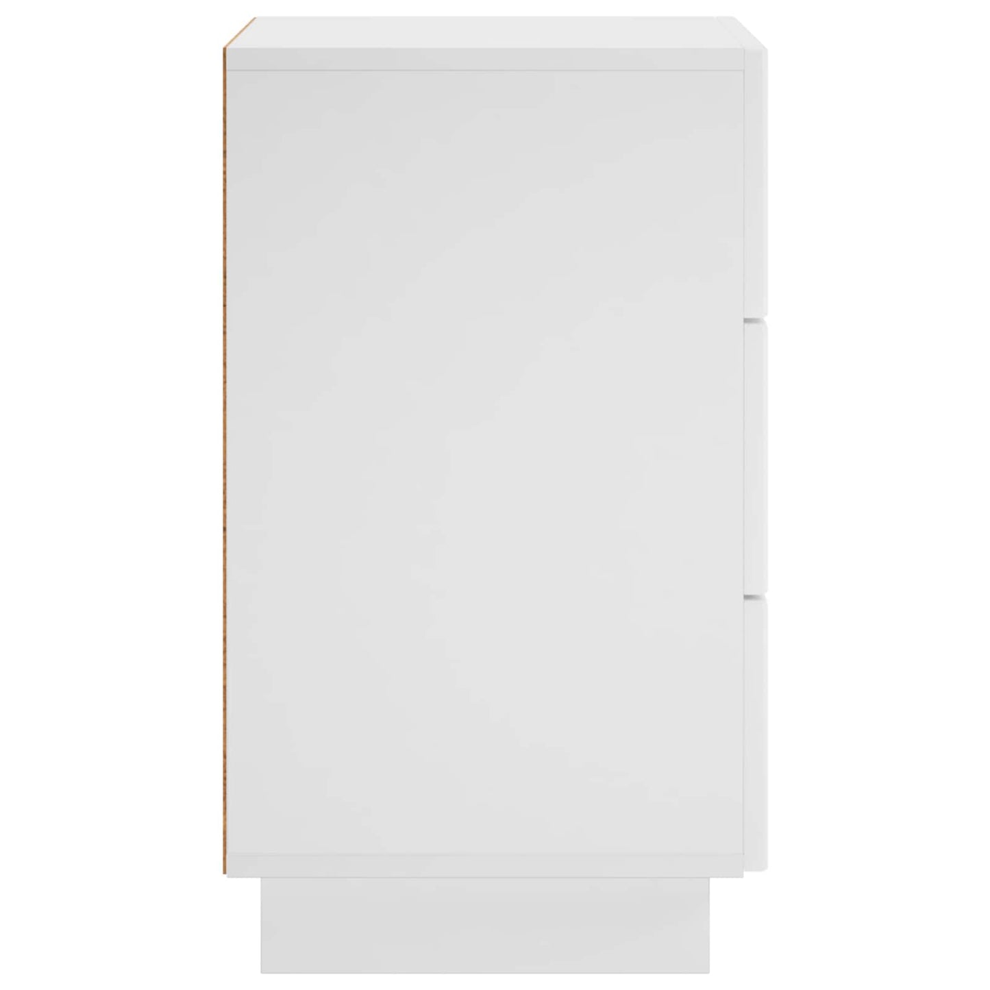vidaXL Κομοδίνο Λευκό 33,5 x 34,5 x 60 εκ. Επεξεργασμένο Ξύλο