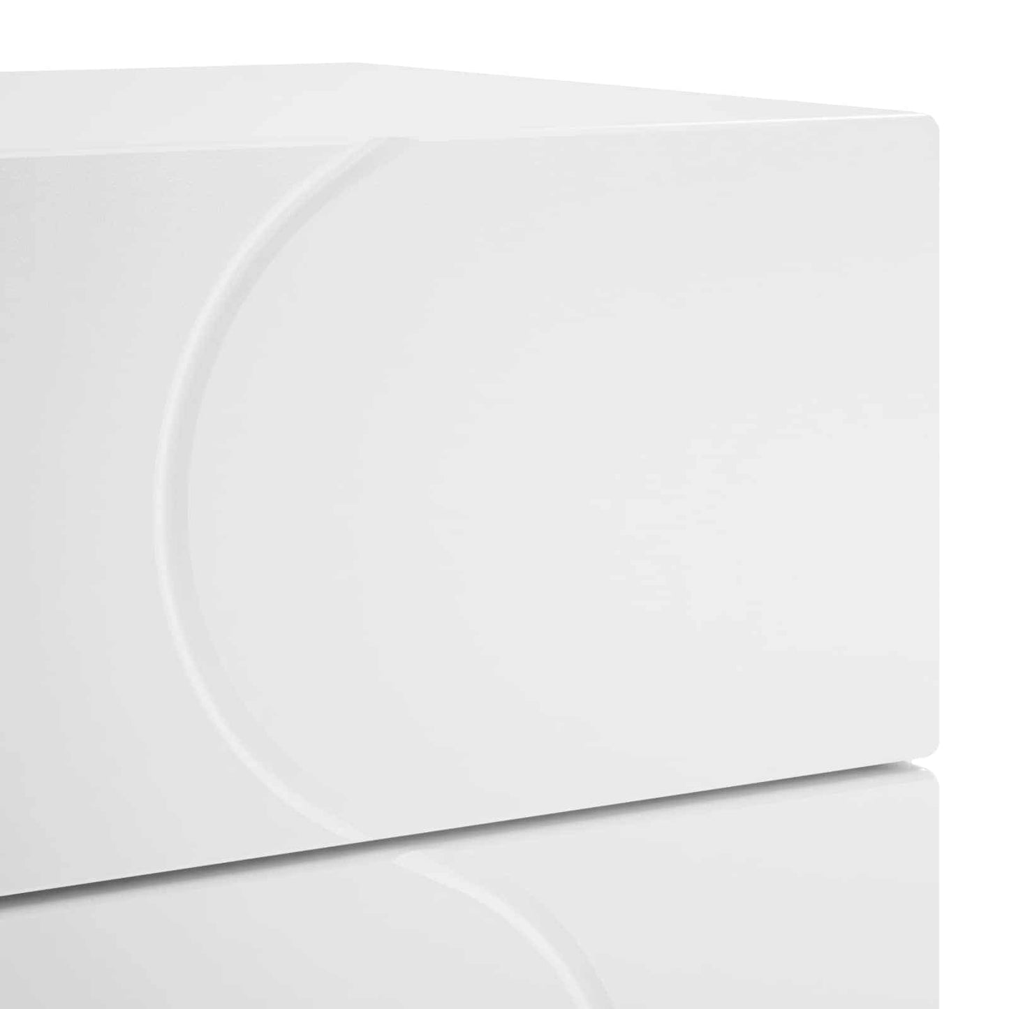 vidaXL Κομοδίνο 2 pcs Λευκό 33,5 x 34,5 x 60 εκ. Επεξεργασμένο Ξύλο