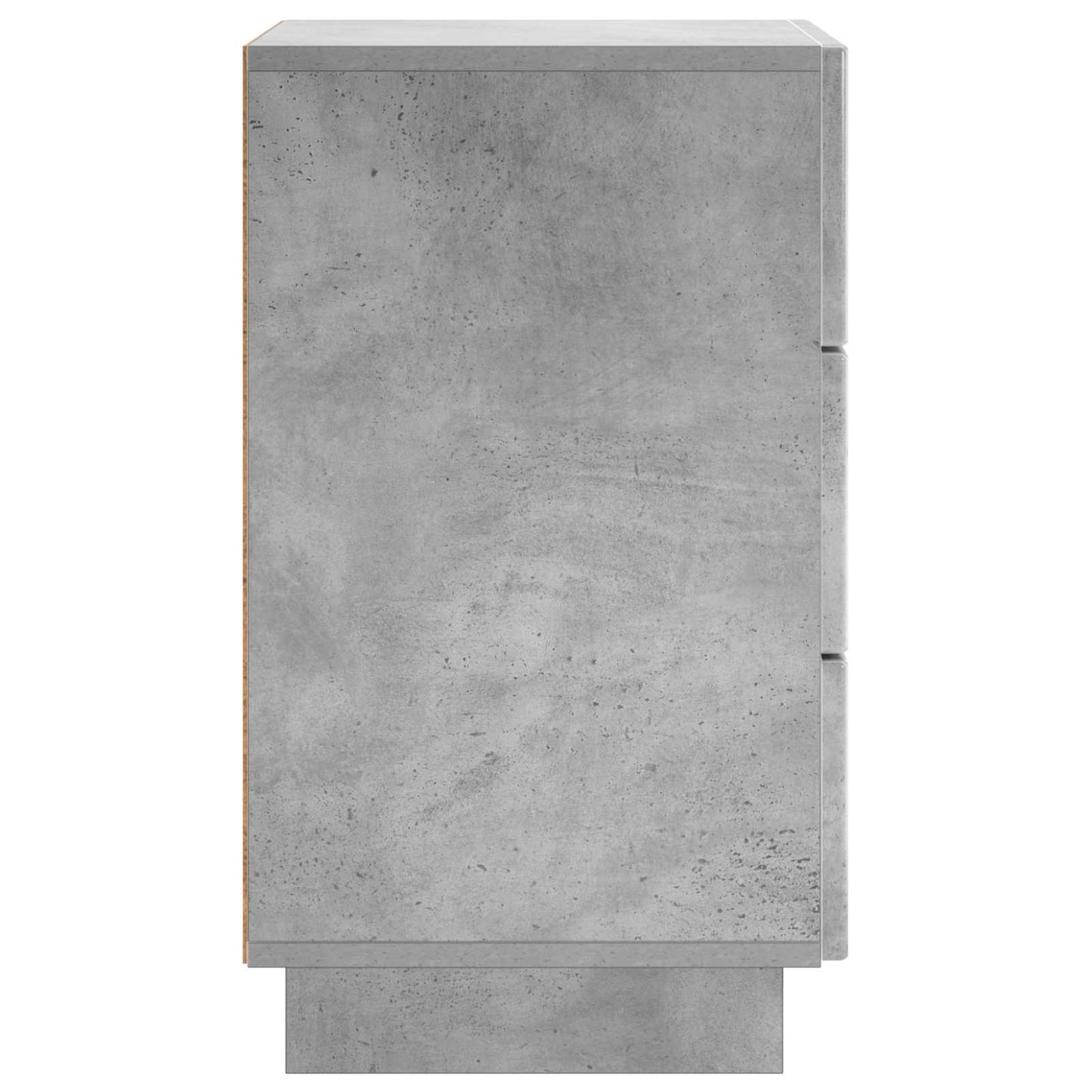 vidaXL Κομοδίνο 2 τεμ. Γκρι Σκυροδέματος 33,5 x 34,5 x 60 εκ.