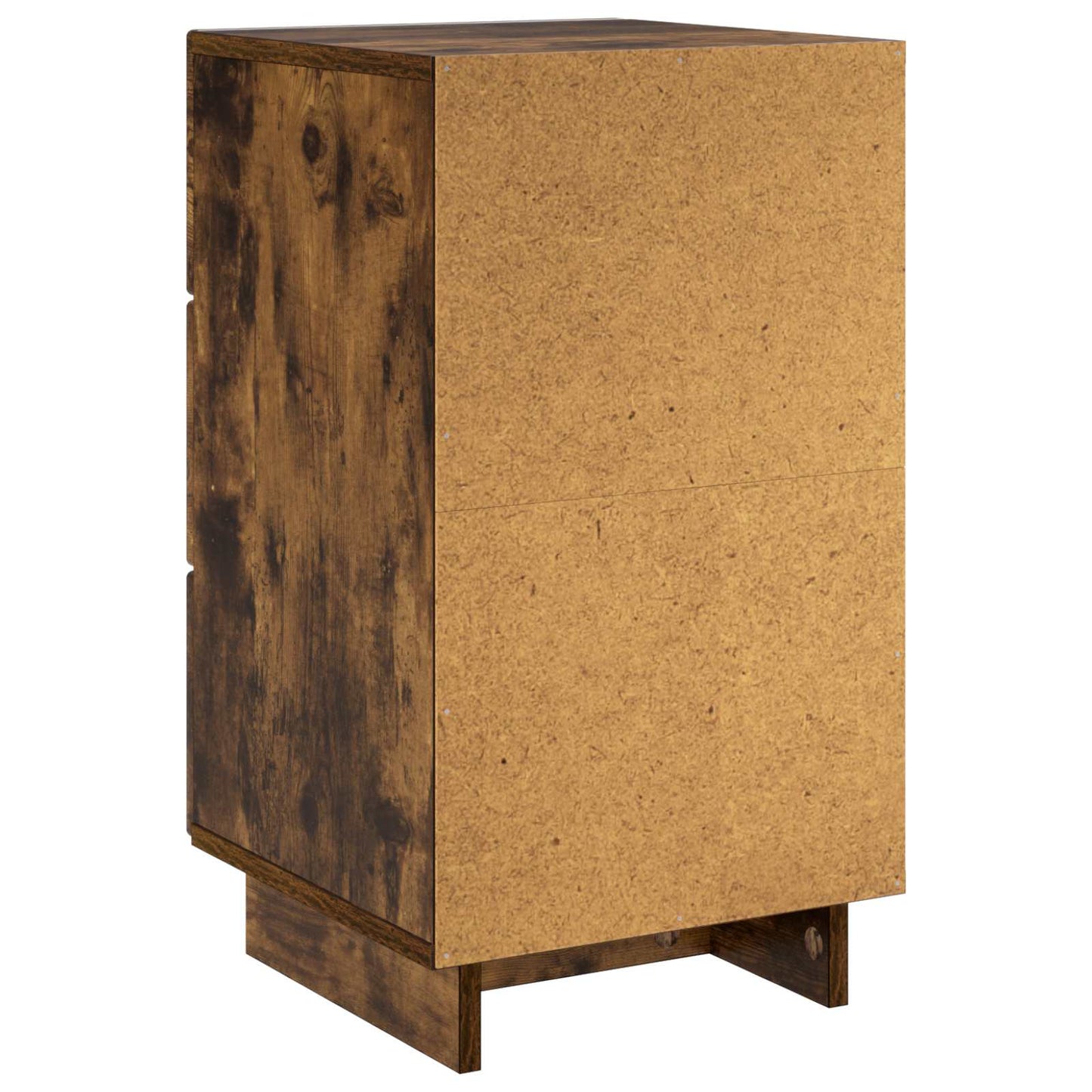 vidaXL Κομοδίνο 2 τεμ. Καπνιστή Δρυς 33,5 x 34,5 x 60 εκ.