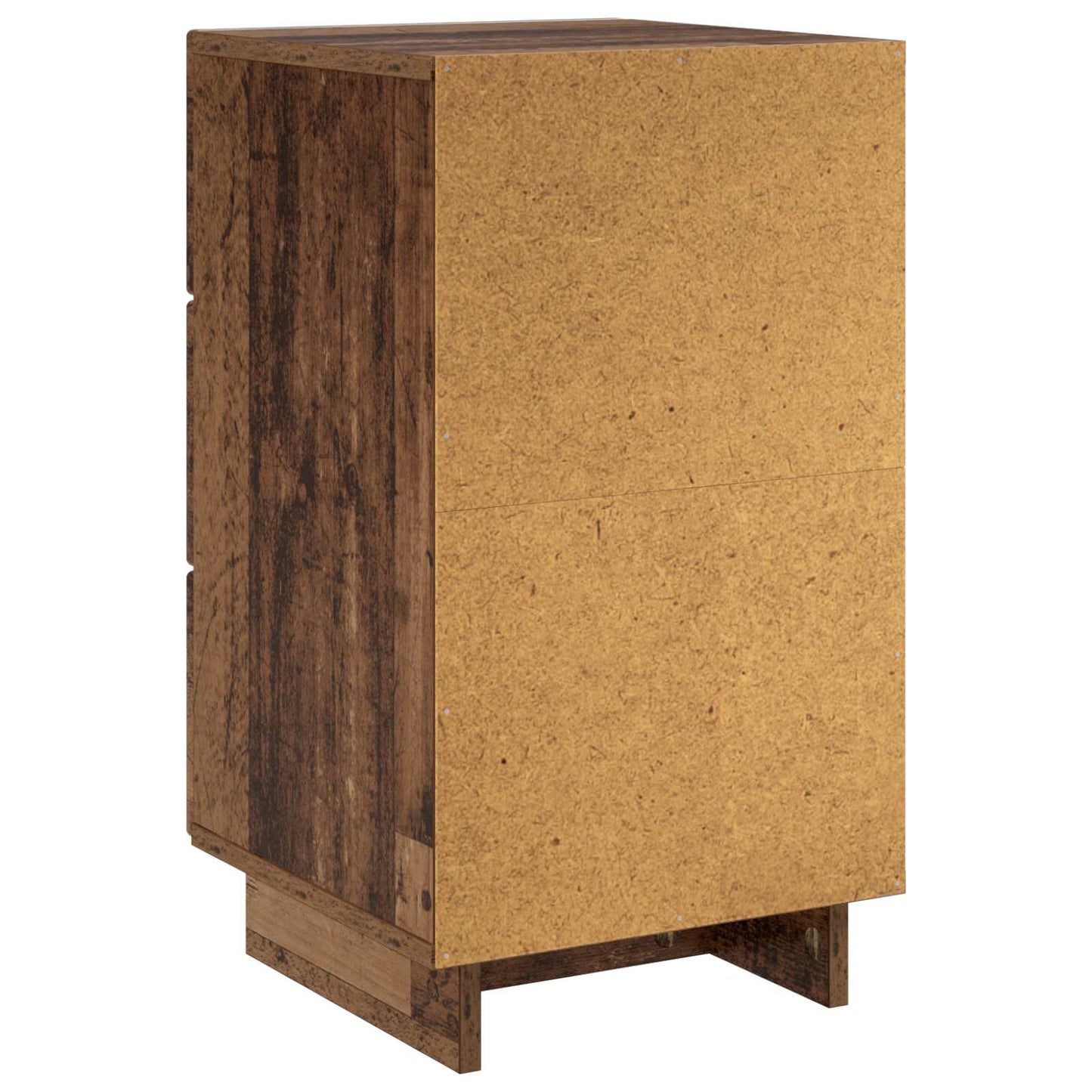 vidaXL Κομοδίνο 2 τεμ. Παλαιωμένο ξύλο 33,5 x 34,5 x 60 εκ.