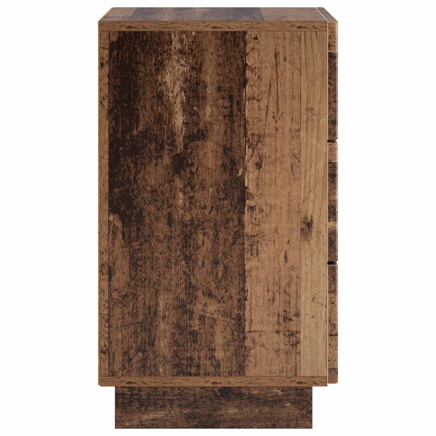 vidaXL Κομοδίνο 2 τεμ. Παλαιωμένο ξύλο 33,5 x 34,5 x 60 εκ.