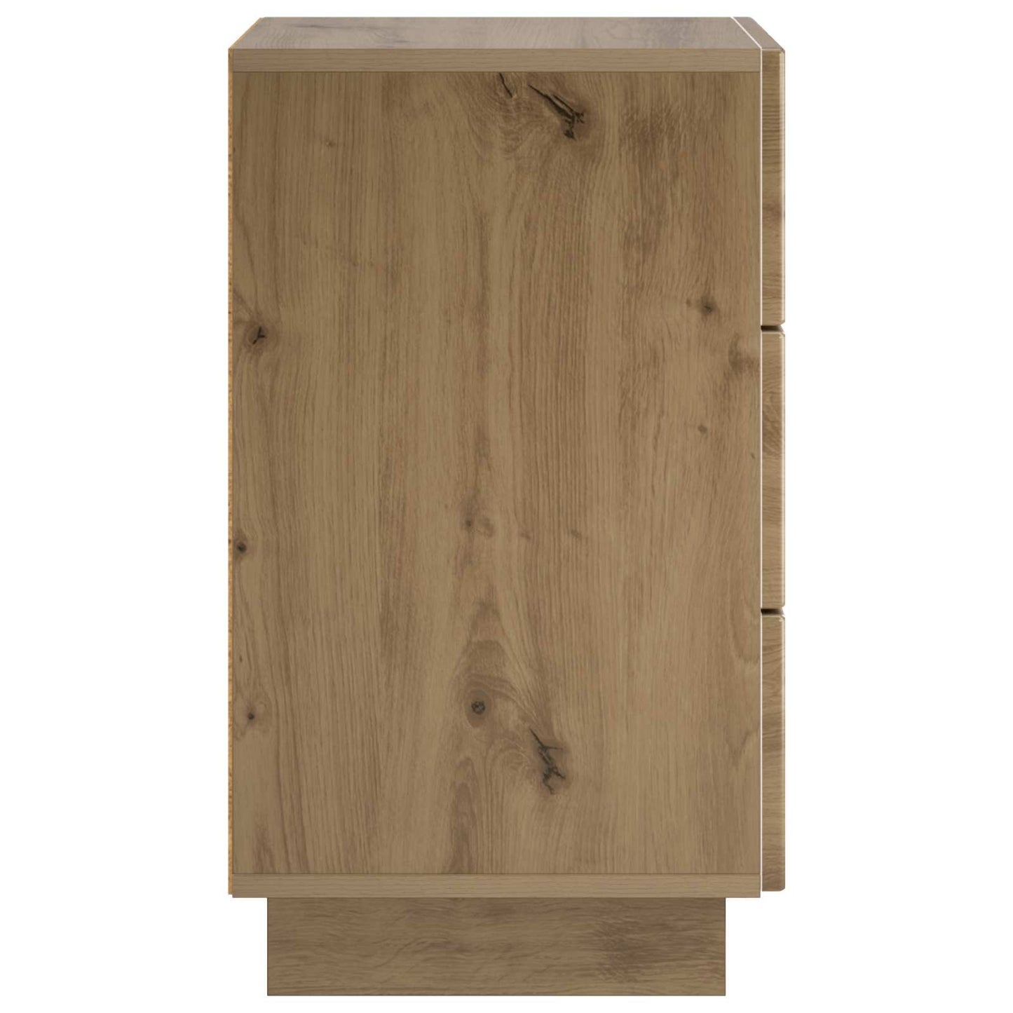 vidaXL Κομοδίνο Artisan Δρυς 33,5 x 34,5 x 60 εκ. Επεξεργασμένο Ξύλο