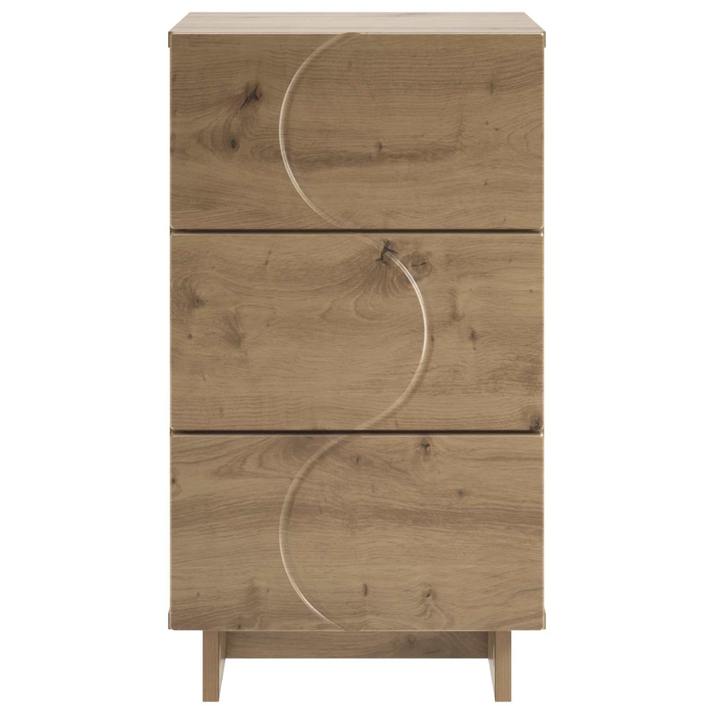 vidaXL Κομοδίνο 2 pcs Artisan Δρυς 33,5 x 34,5 x 60 εκ.
