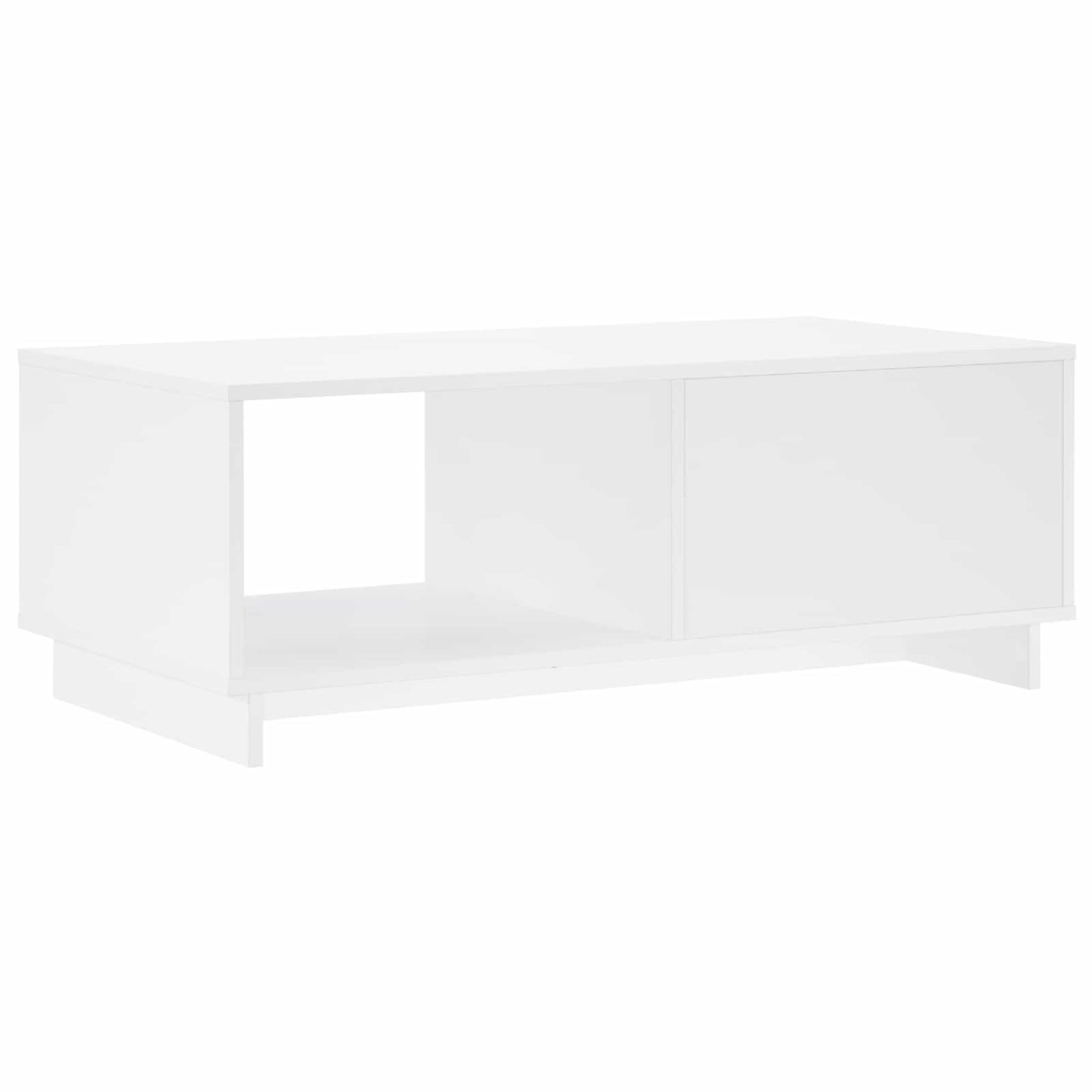 vidaXL Τραπεζάκι σαλονιού Λευκό 95 x 50,5 x 35 εκ. Επεξεργασμένο Ξύλο