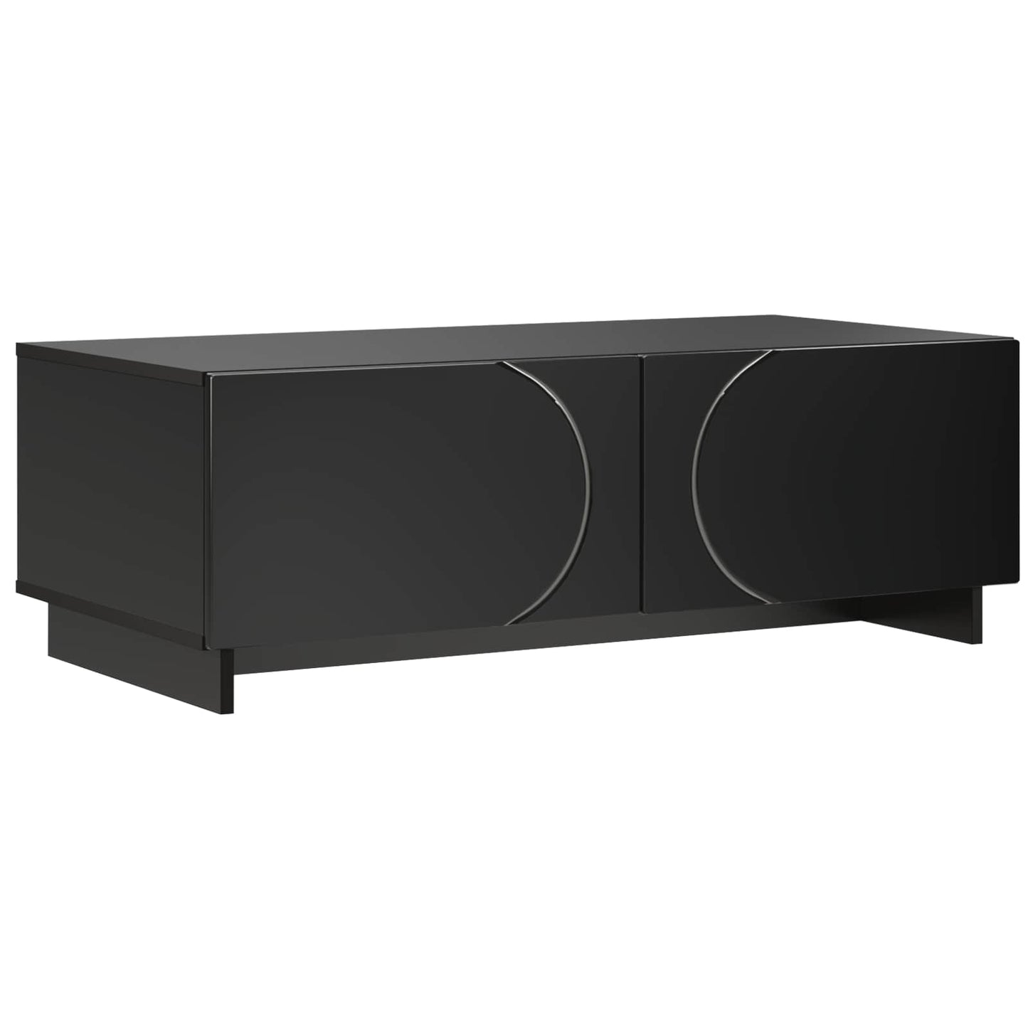 vidaXL Τραπεζάκι σαλονιού Μαύρο 102 x 50,5 x 35 εκ Επεξεργασμένο Ξύλο