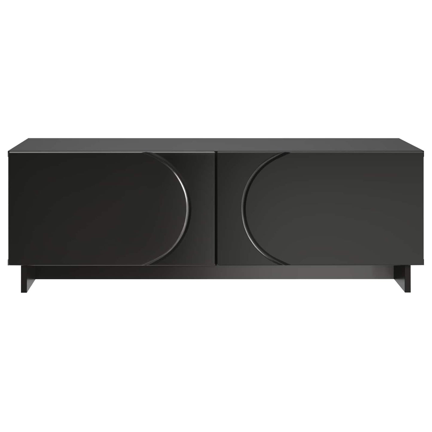 vidaXL Τραπεζάκι σαλονιού Μαύρο 102 x 50,5 x 35 εκ Επεξεργασμένο Ξύλο