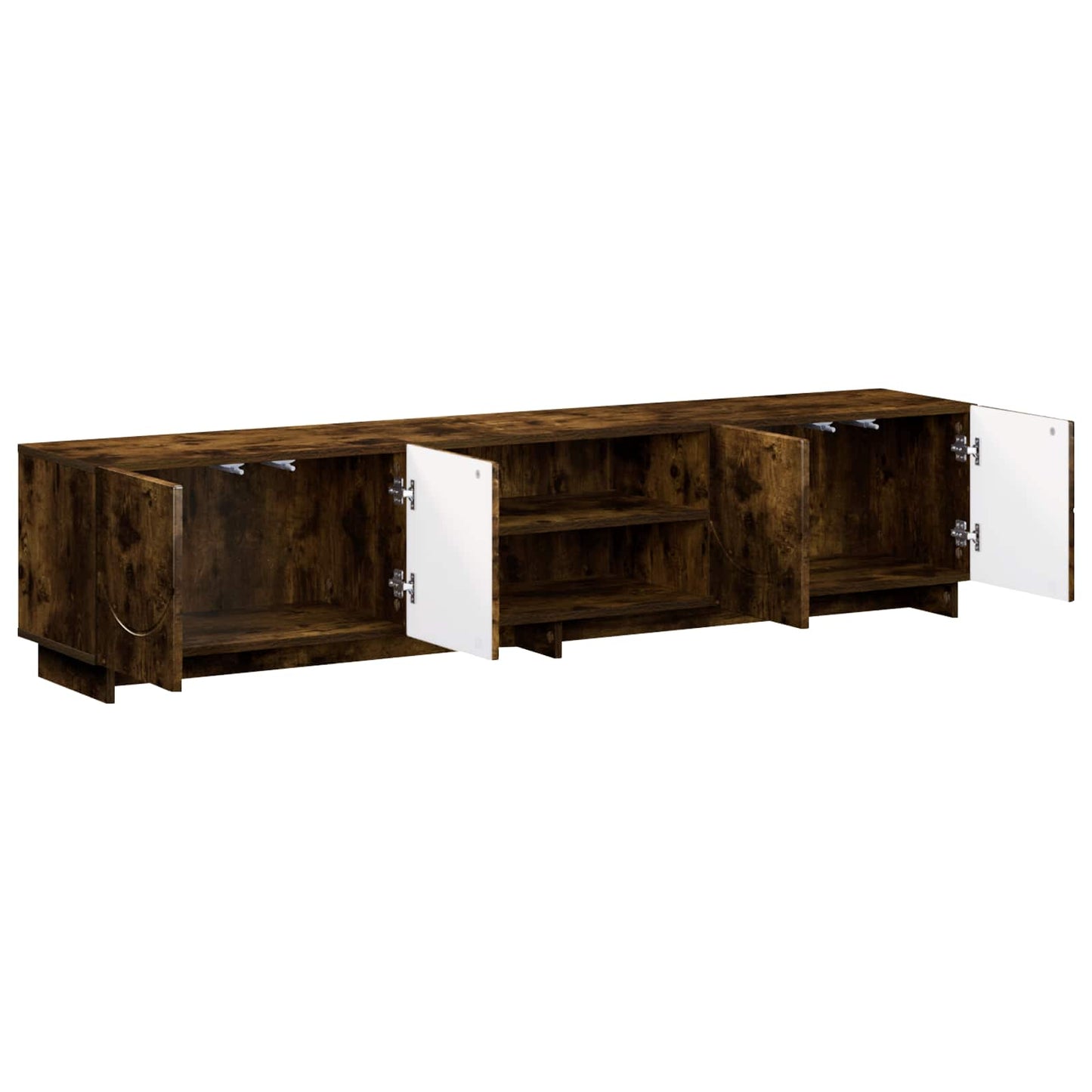vidaXL Βάση TV 180 x 34,5 x 40 εκ. Καπνισμένο Ξύλο Δρυός