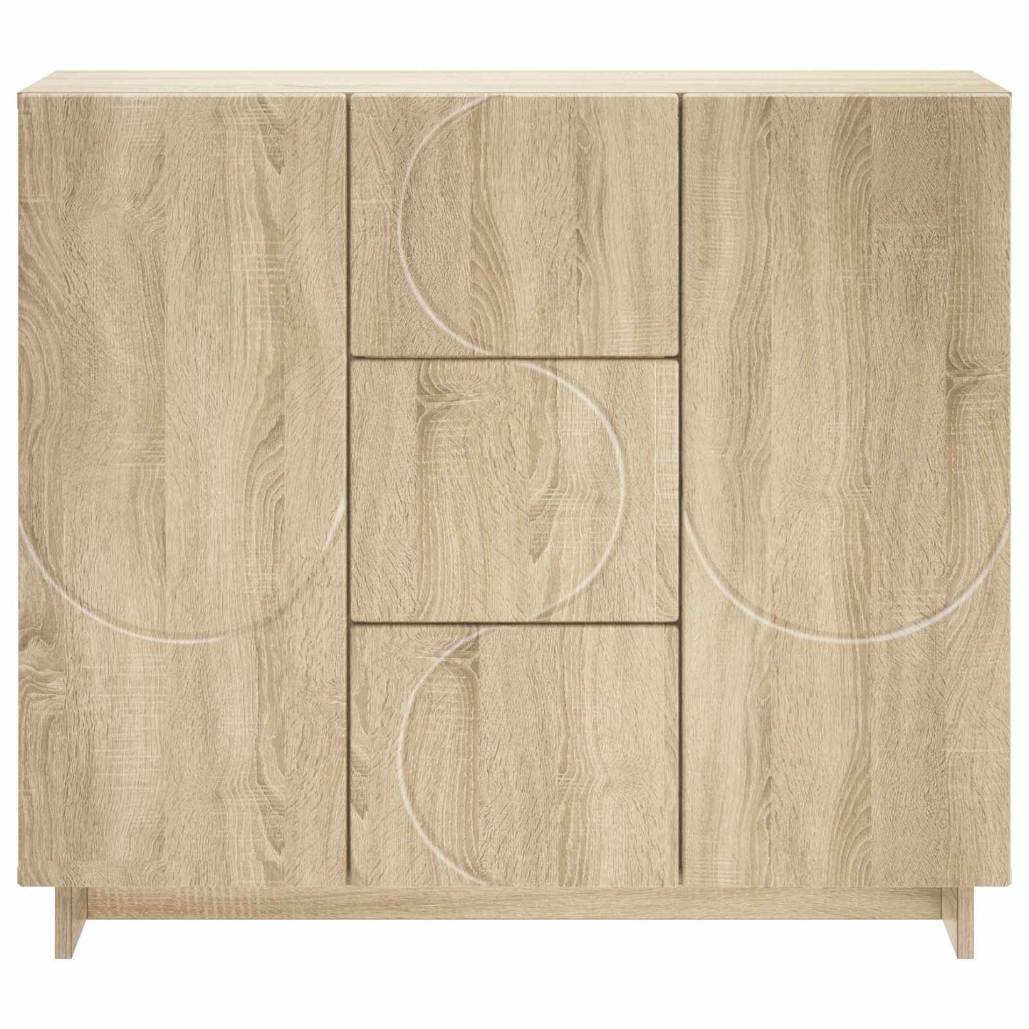 vidaXL Πλαϊνό γραφείο Sonoma Δρυς 85.5 x 31 x 75 εκ.