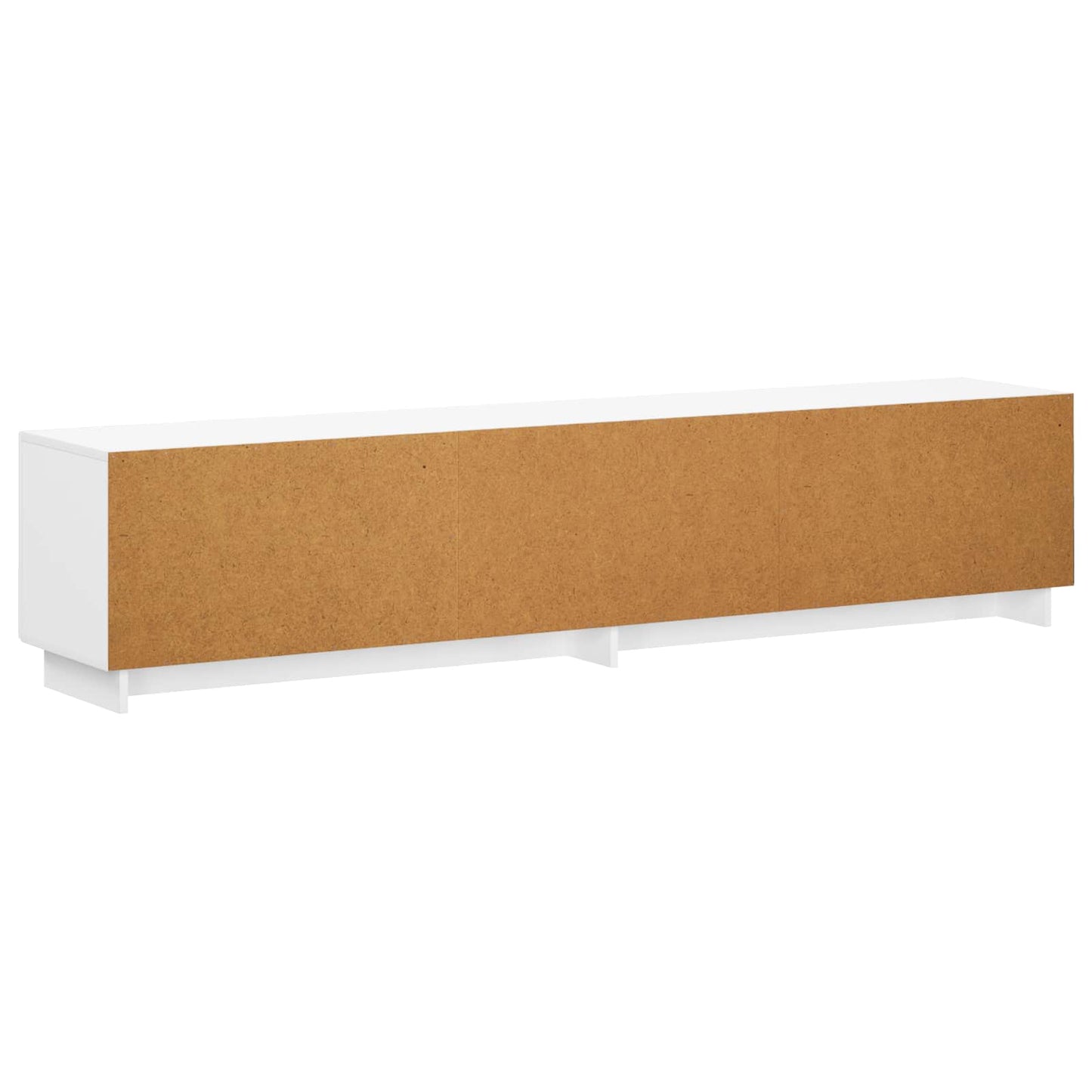 vidaXL Βάση TV 180 x 34,5 x 40 cm Γυαλιστερό Λευκό Επεξεργασμένο Ξύλο