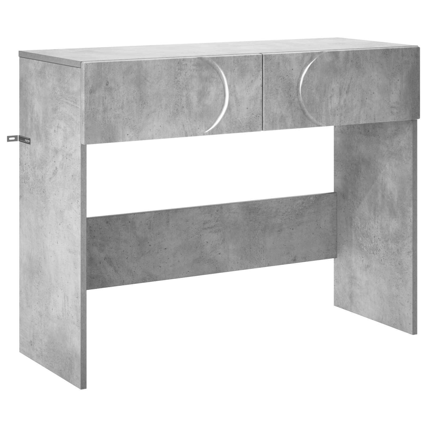 vidaXL Τραπέζι κονσόλας Γκρι Σκυροδέματος 96,5 x 38 x 75 εκ.