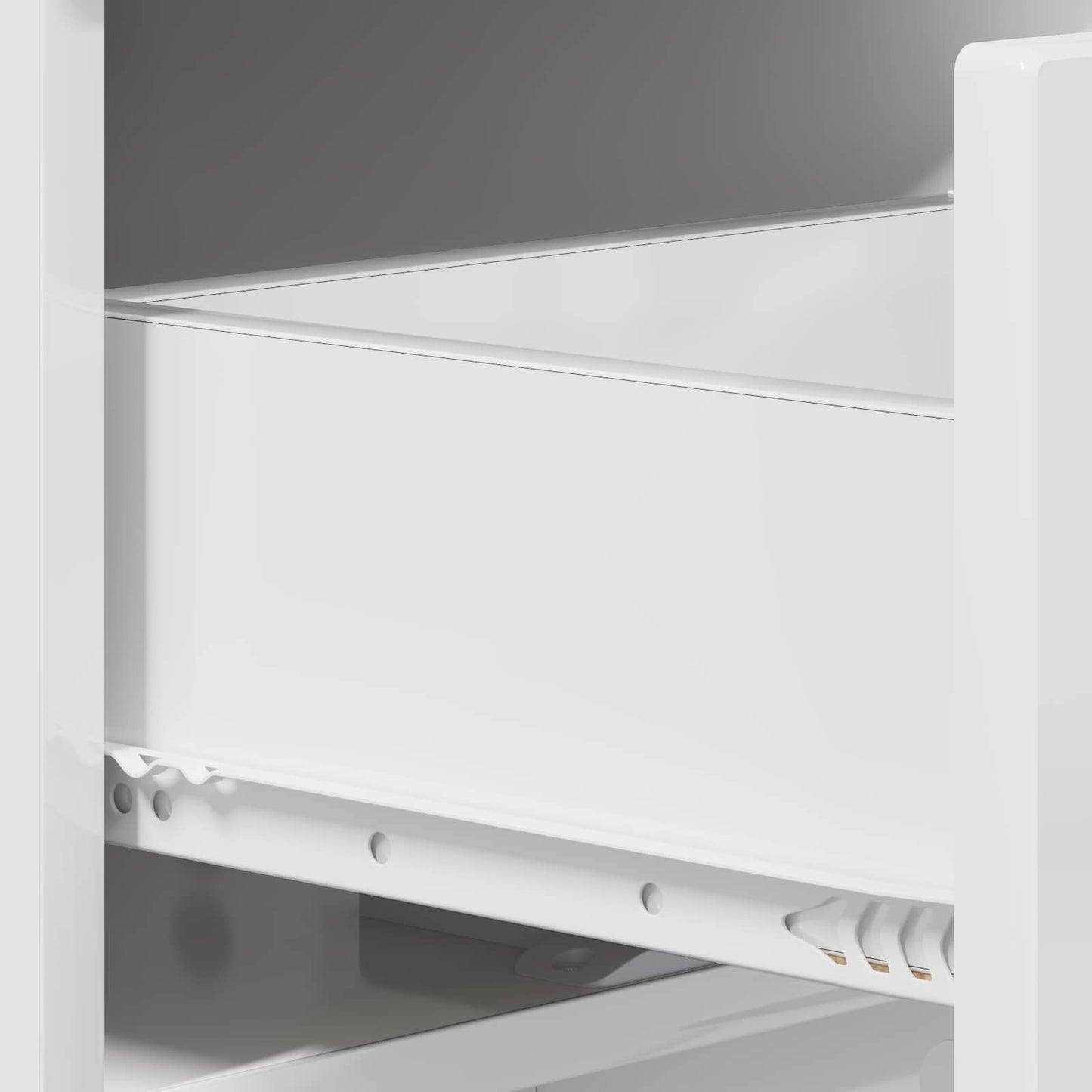 vidaXL Κονσόλα Γυαλιστερό Λευκό 96,5 x 38 x 75 εκ. Επεξεργασμένο ξύλο