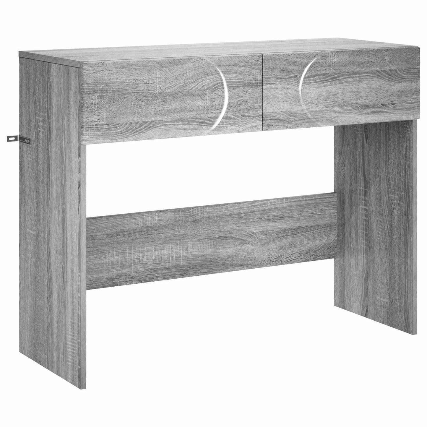 vidaXL Κονσόλα Γκρι Sonoma 96,5 x 38 x 75 εκ. Επεξεργασμένο ξύλο