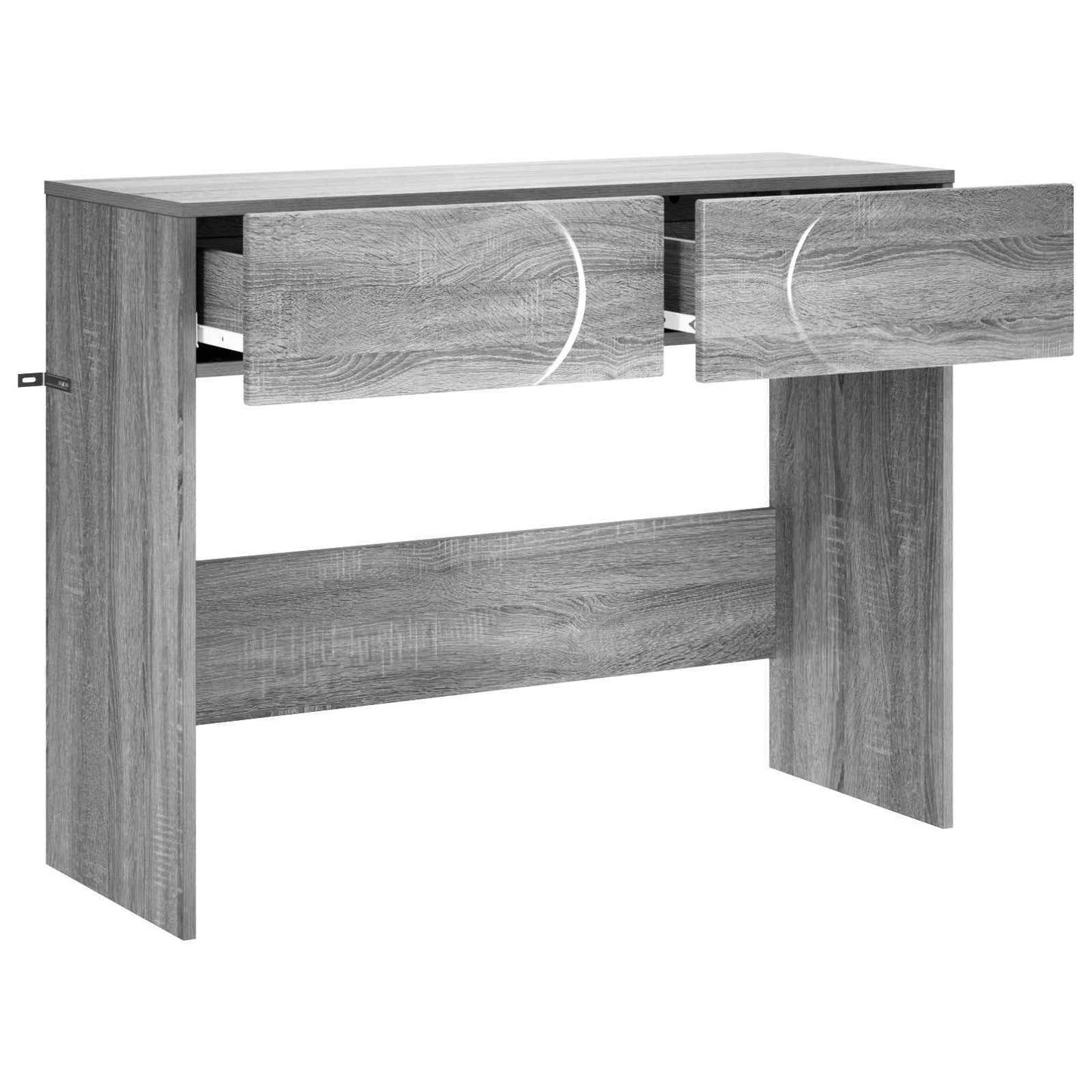 vidaXL Κονσόλα Γκρι Sonoma 96,5 x 38 x 75 εκ. Επεξεργασμένο ξύλο
