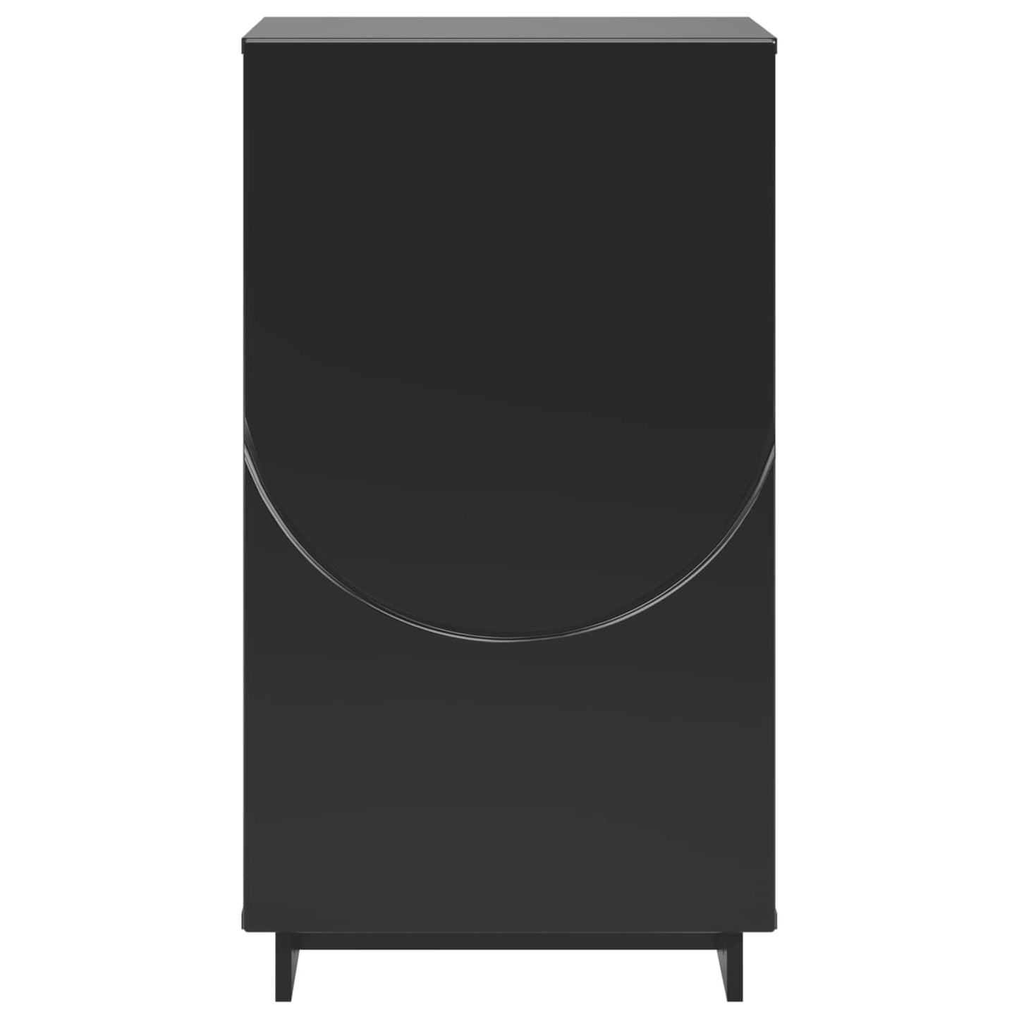 vidaXL Ντουλάπα Παπουτσιών 48 x 38 x 87,5 εκ. Επεξεργασμένο Ξύλο Μαύρο
