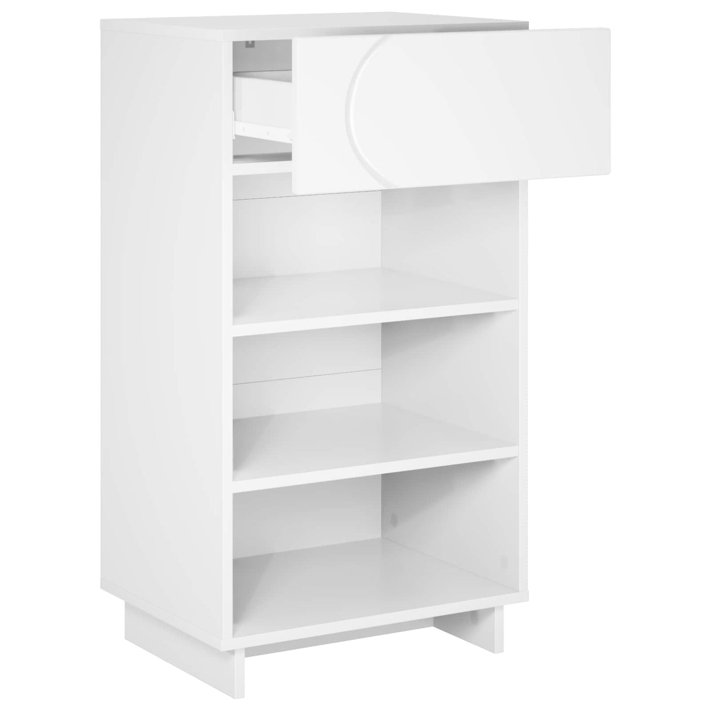 vidaXL Ντουλάπα Παπουτσιών 48 x 38 x 87,5 εκ. Επεξεργασμένο Ξύλο Λευκό