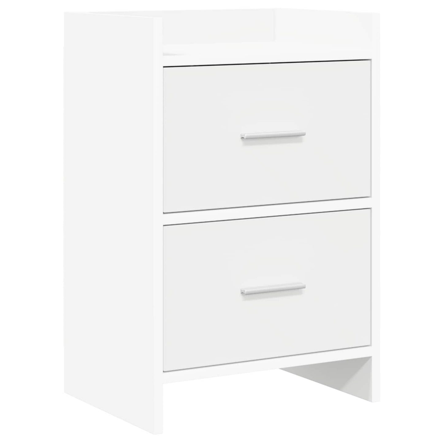 vidaXL Κομοδίνα Λευκό 40 x 30 x 60 cm Επεξεργασμένο Ξύλο