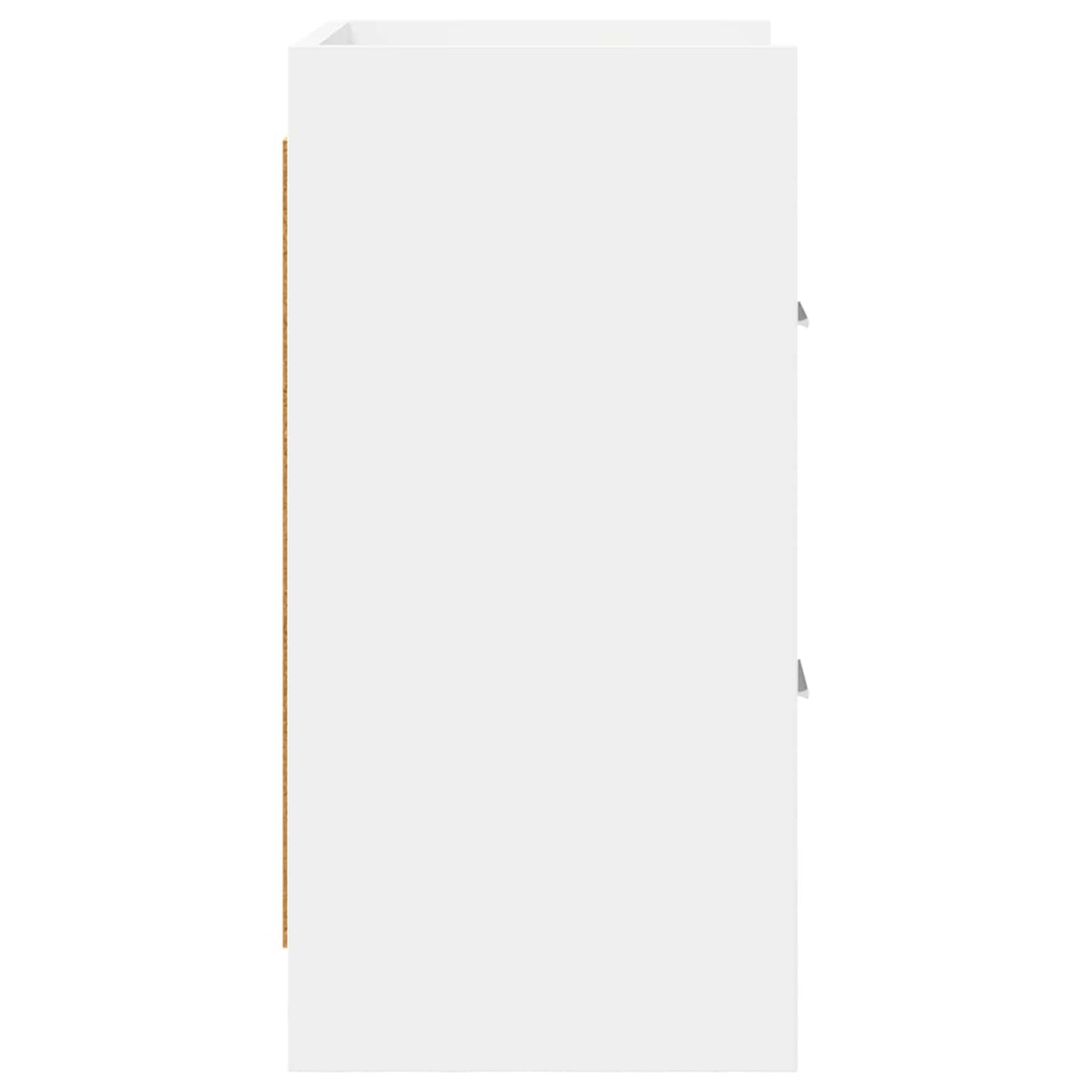 vidaXL Κομοδίνα 2 τμχ. Λευκό 40 x 30 x 60 cm Επεξεργασμένο Ξύλο