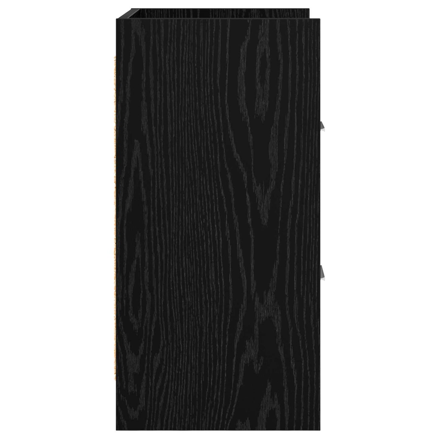 vidaXL Κομοδίνα 2 τμχ. Μαύρη Δρυς 40 x 30 x 60 cm Επεξεργασμένο Ξύλο