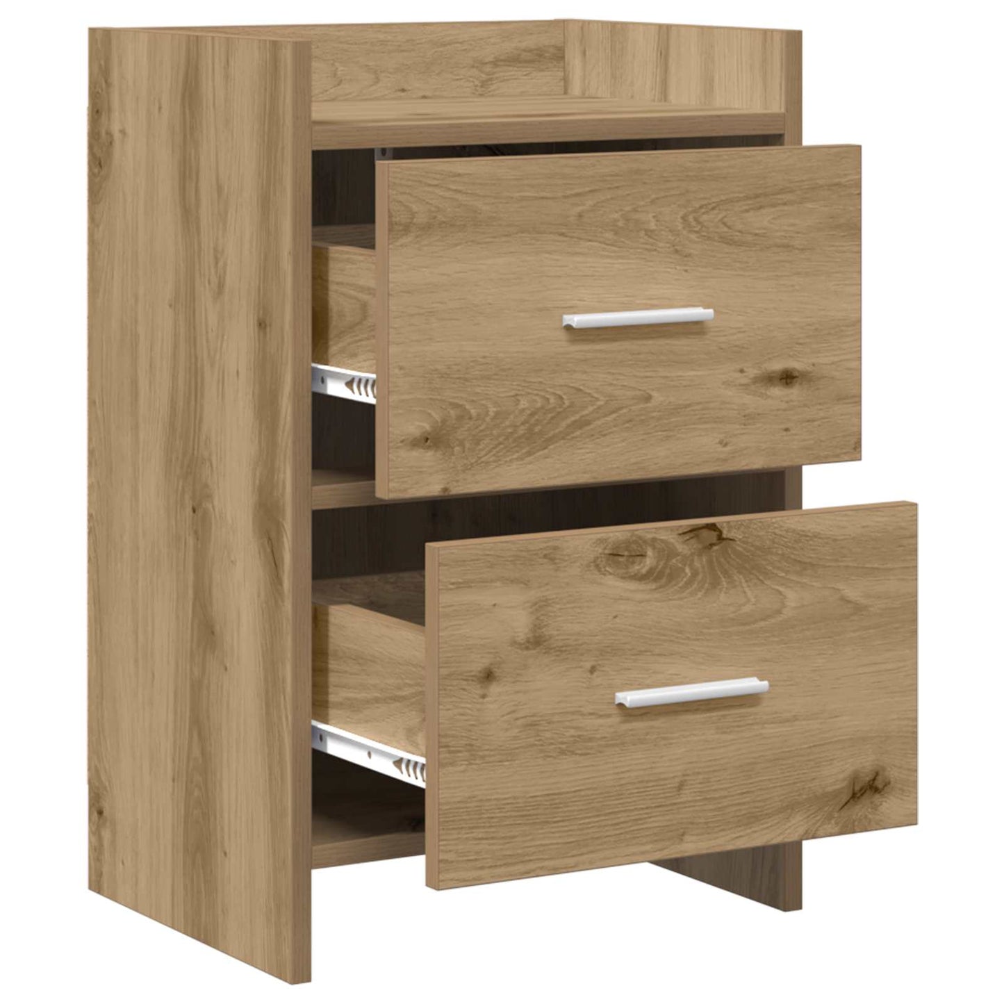 vidaXL Κομοδίνα 2 τμχ. Artisan Δρυς 40 x 30 x 60 cm Επεξεργασμένο Ξύλο