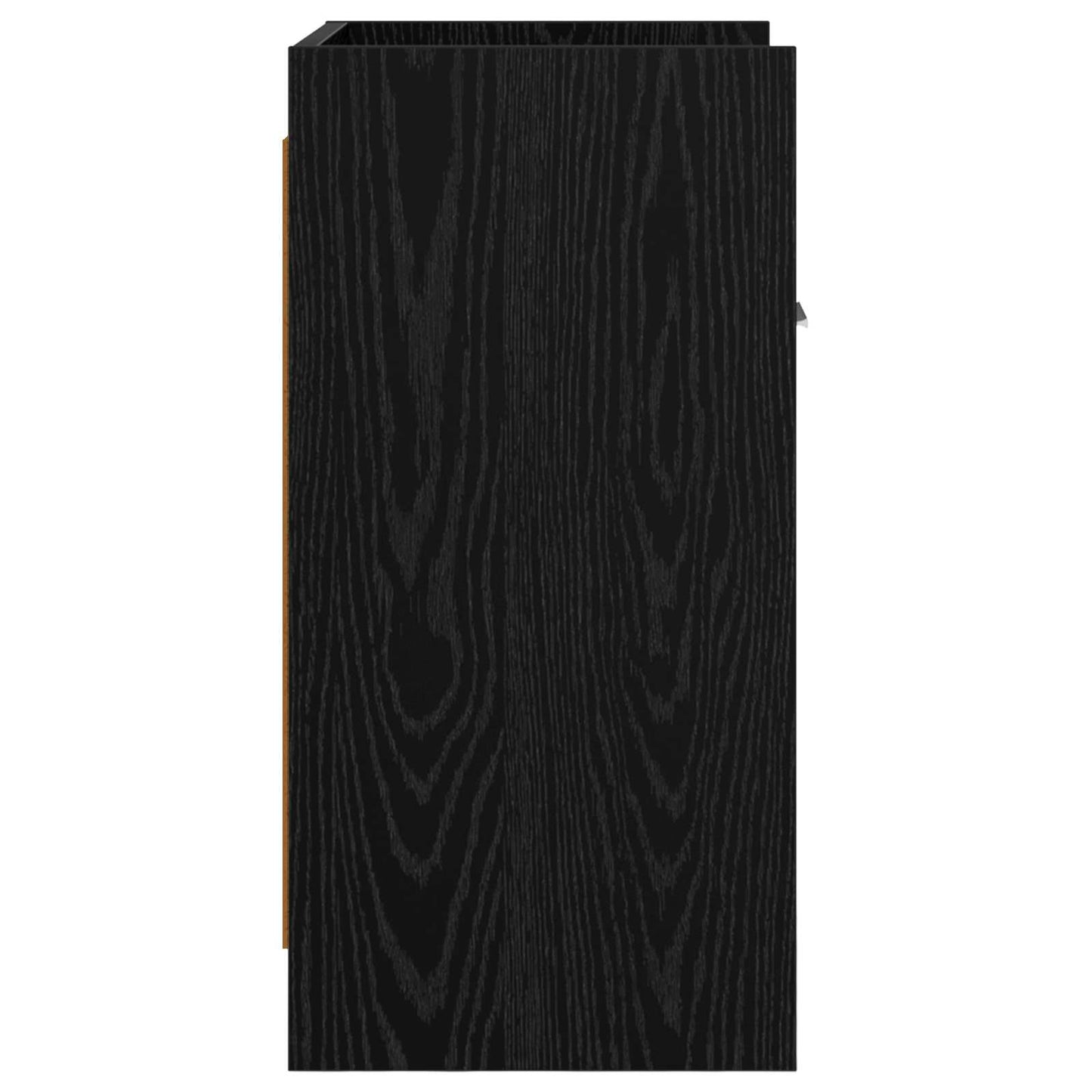 vidaXL Κομοδίνα Μαύρη Δρυς 40 x 30 x 60 cm Επεξεργασμένο Ξύλο