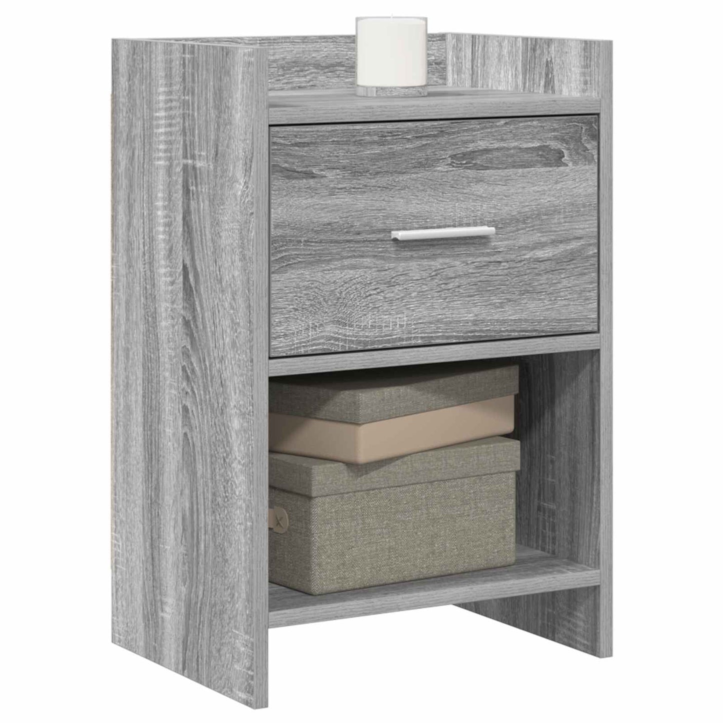 vidaXL Κομοδίνα 2 τμχ. Γκρι Sonoma 40 x 30 x 60 cm Επεξεργασμένο Ξύλο