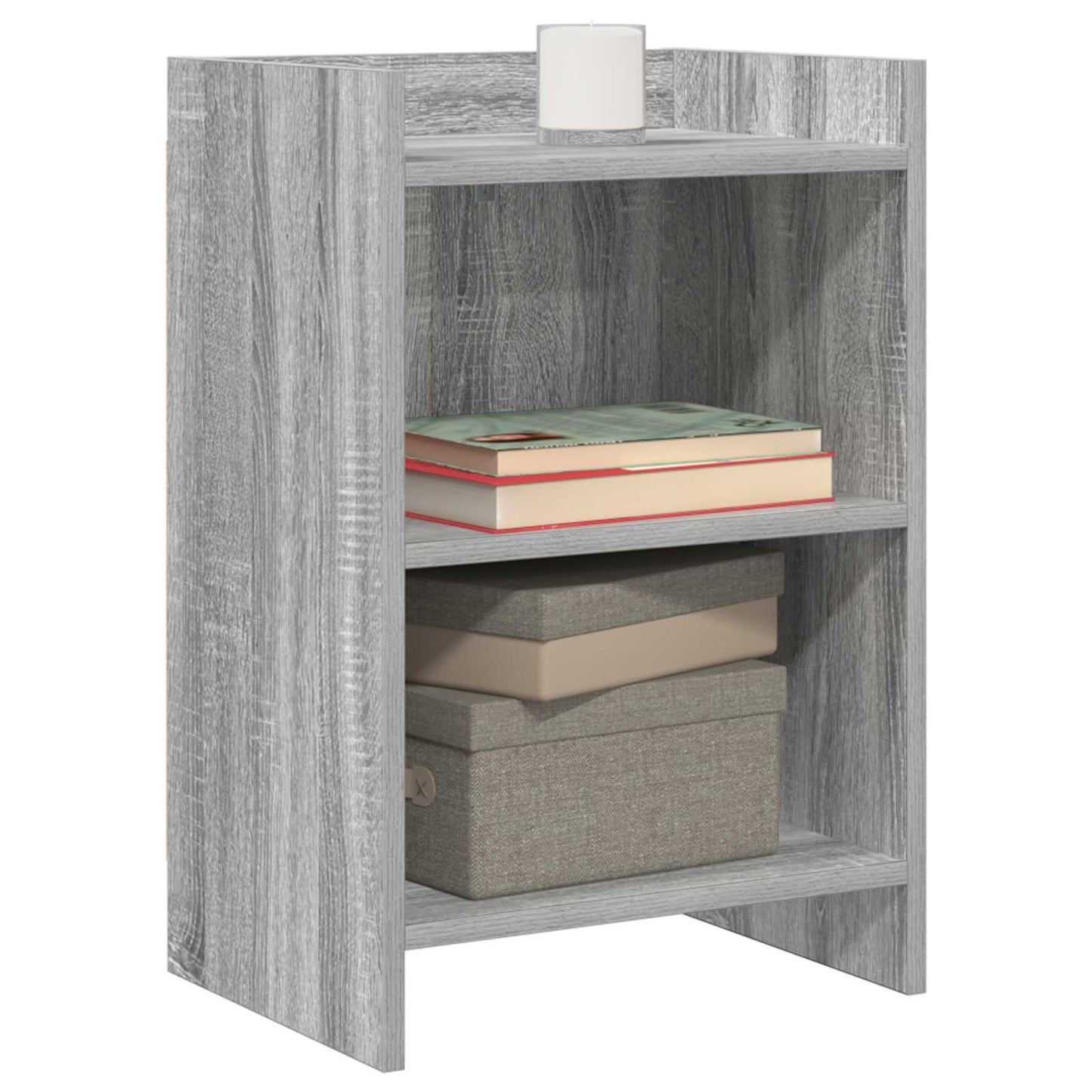 vidaXL Κομοδίνα 2 τμχ. Γκρι Sonoma 40 x 30 x 60 cm Επεξεργασμένο Ξύλο