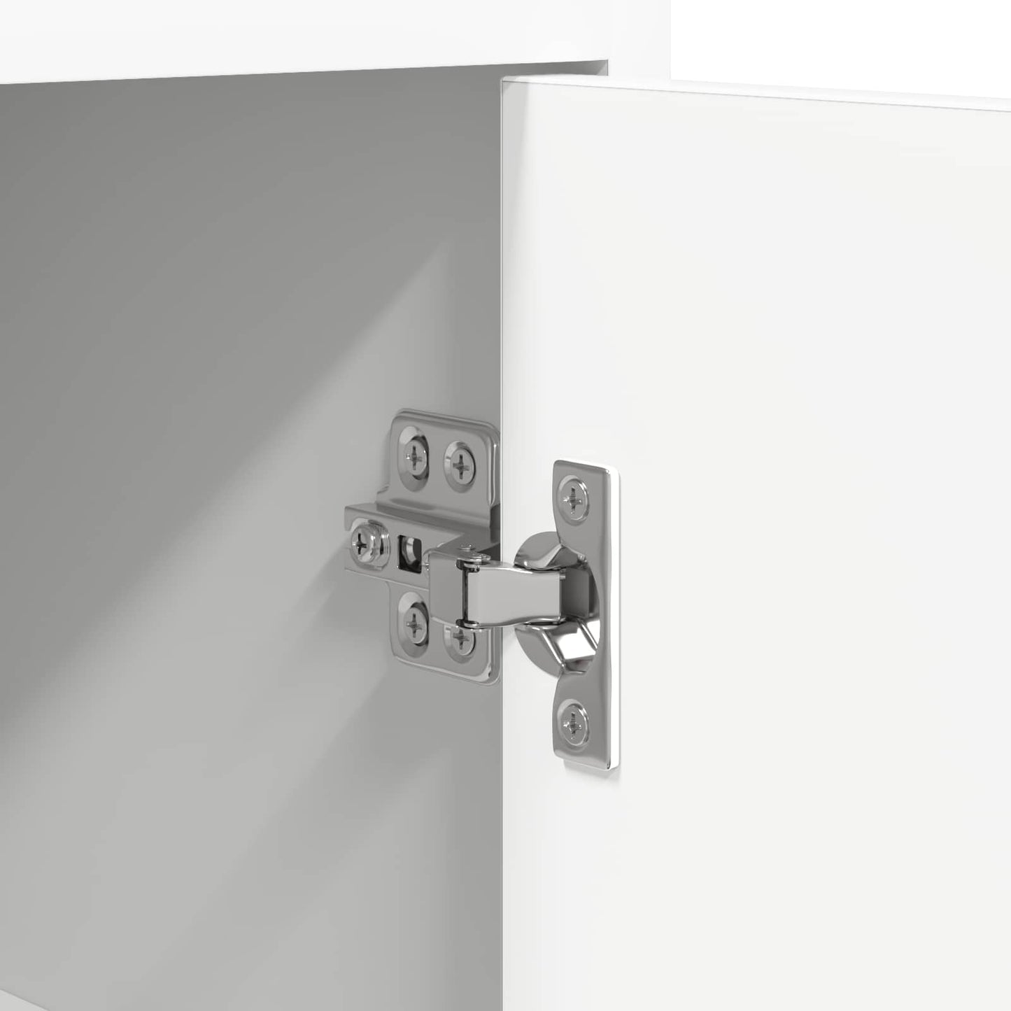 vidaXL Κομοδίνα 2 τμχ. Λευκό 40 x 30 x 60 cm Επεξεργασμένο Ξύλο