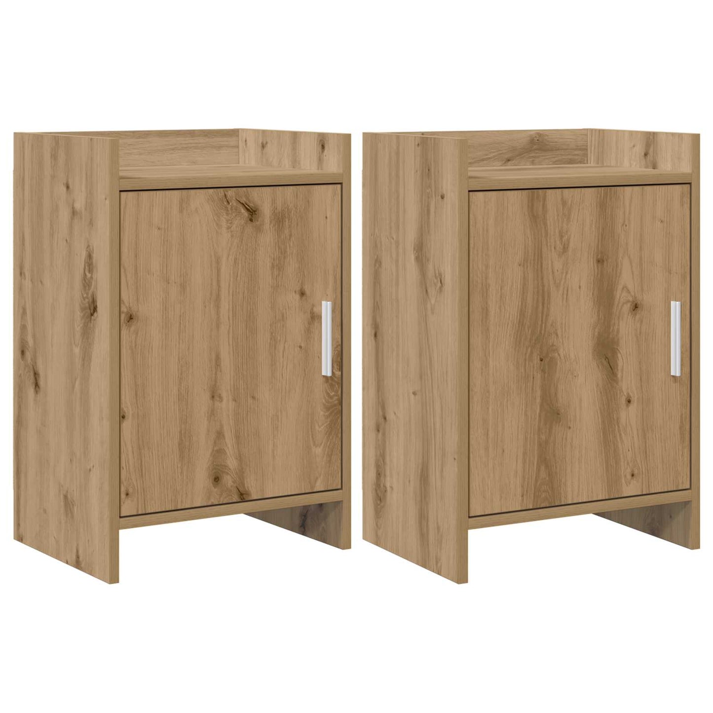 vidaXL Κομοδίνα 2 τμχ. Artisan Δρυς 40 x 30 x 60 cm Επεξεργασμένο Ξύλο