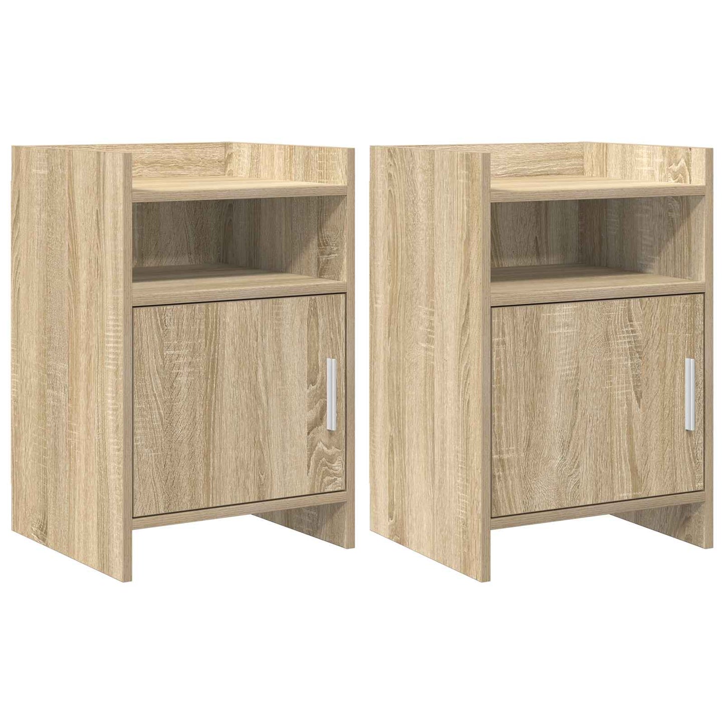 vidaXL Κομοδίνα 2 τμχ. Sonoma Δρυς 40 x 36 x 60 εκ Επεξεργασμένο Ξύλο