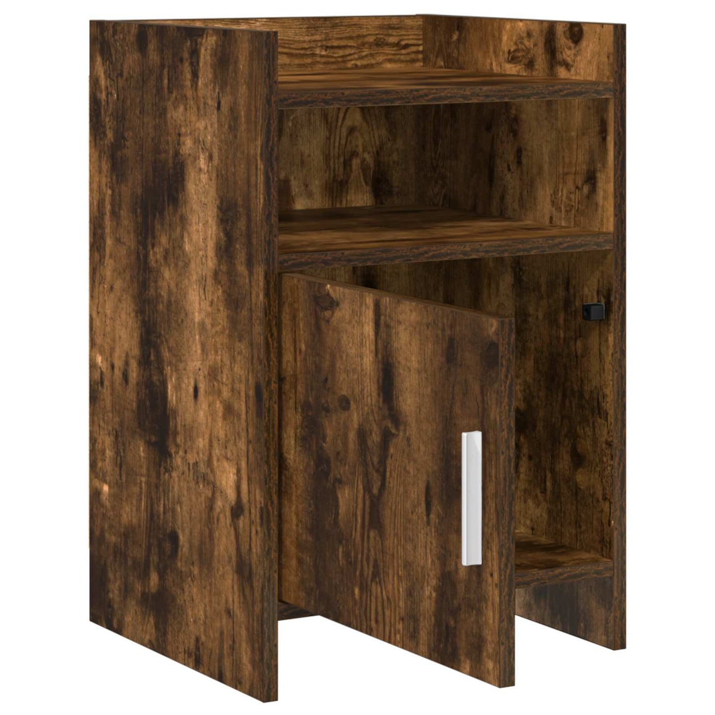 vidaXL Κομοδίνα 2 τμχ. Καπνισμένο Ξύλο Δρυός 40 x 36 x 60 εκ
