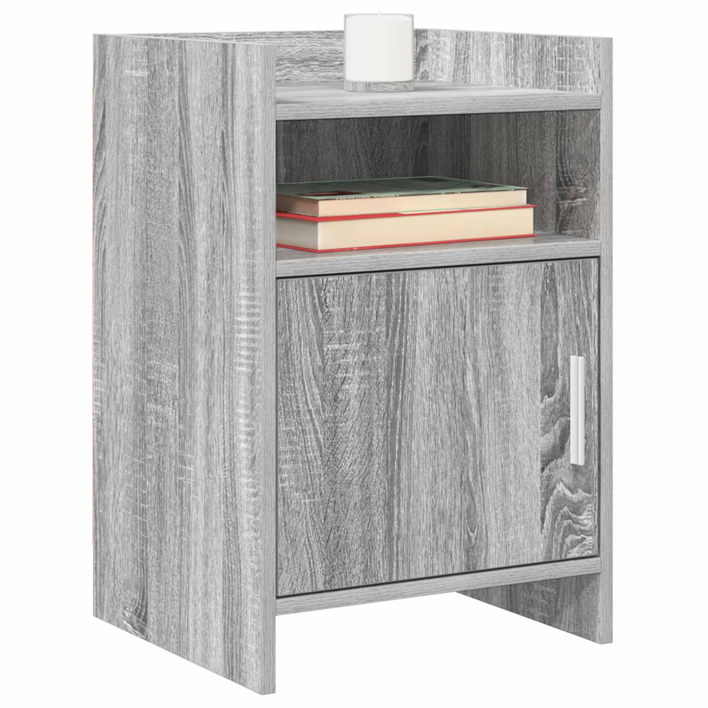 vidaXL Κομοδίνα 2 τμχ. Γκρι Sonoma 40 x 36 x 60 εκ Επεξεργασμένο Ξύλο