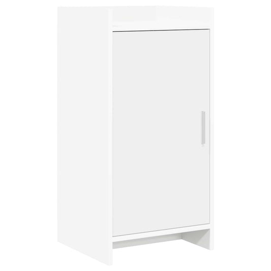 vidaXL Πλαϊνό γραφείο Λευκό 40 x 36 x 80 εκ Επεξεργασμένο Ξύλο