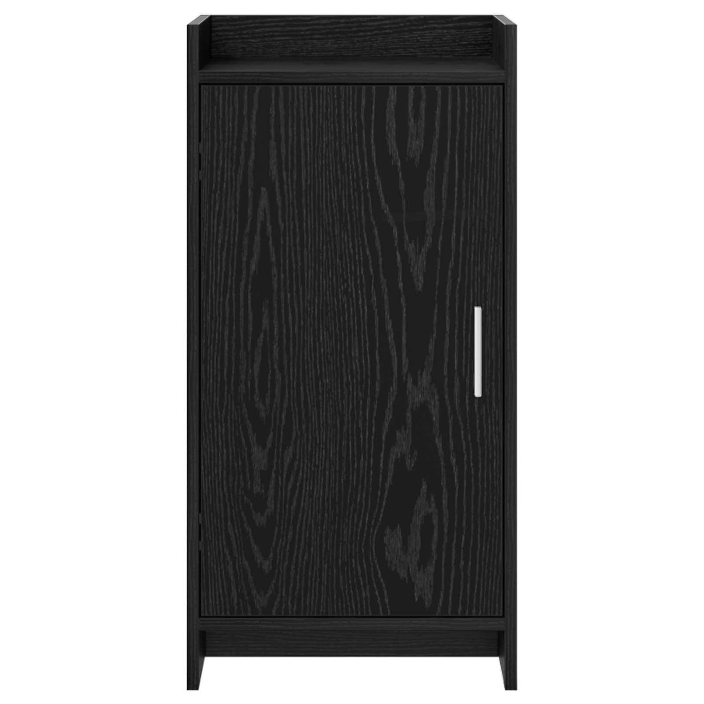 vidaXL Πλαϊνό γραφείο Μαύρη Δρυς 40 x 36 x 80 εκ Επεξεργασμένο Ξύλο