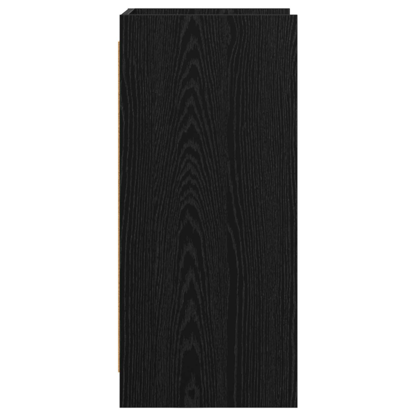 vidaXL Πλαϊνό γραφείο Μαύρη Δρυς 40 x 36 x 80 εκ Επεξεργασμένο Ξύλο