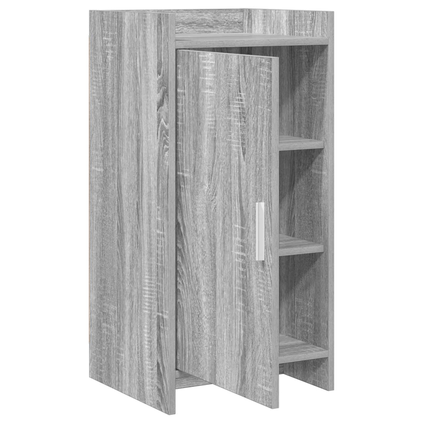 vidaXL Πλαϊνό γραφείο Γκρι Sonoma 40 x 36 x 80 εκ Επεξεργασμένο Ξύλο