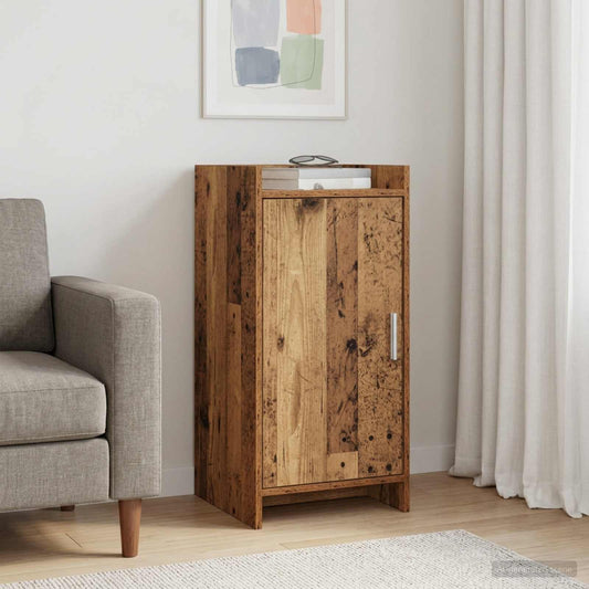 vidaXL Πλαϊνό γραφείο Παλαιωμένο ξύλο 40 x 36 x 80 εκ