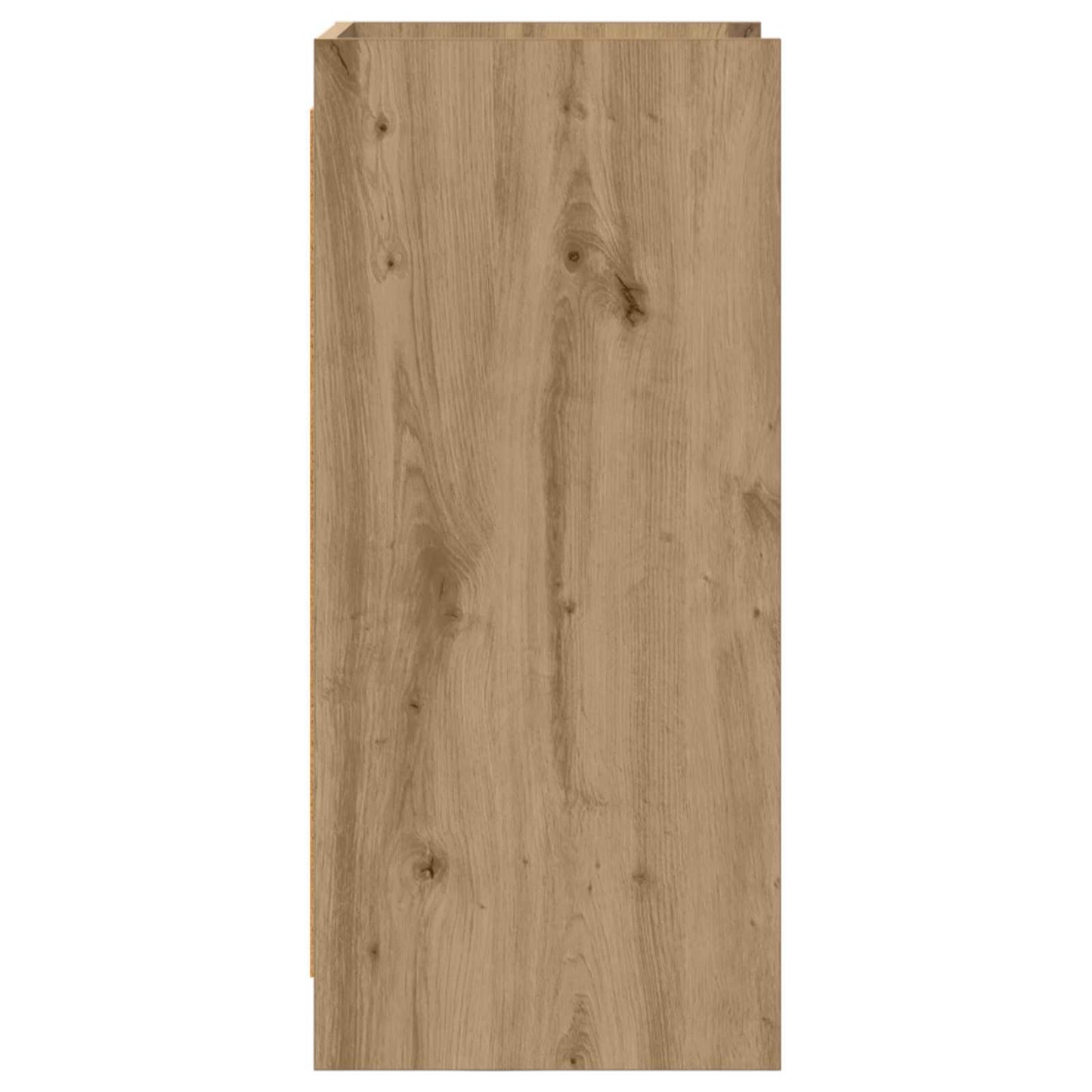 vidaXL Πλαϊνό γραφείο Artisan Δρυς 40 x 36 x 80 εκ Επεξεργασμένο Ξύλο