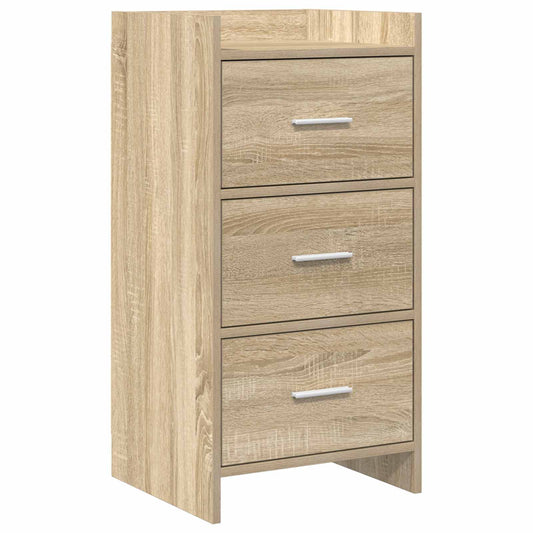 vidaXL Πλαϊνό γραφείο Sonoma Δρυς 40 x 36 x 80 εκ Επεξεργασμένο Ξύλο