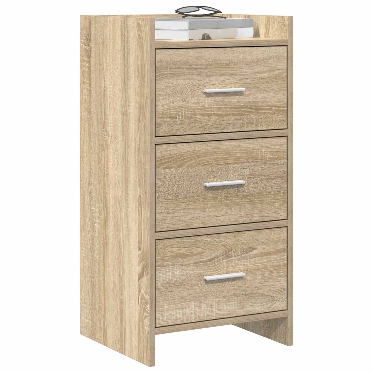 vidaXL Πλαϊνό γραφείο Sonoma Δρυς 40 x 36 x 80 εκ Επεξεργασμένο Ξύλο
