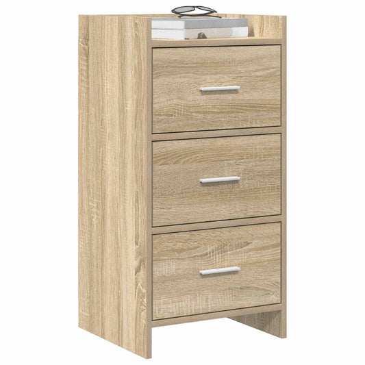 vidaXL Πλαϊνό γραφείο Sonoma Δρυς 40 x 36 x 80 εκ Επεξεργασμένο Ξύλο