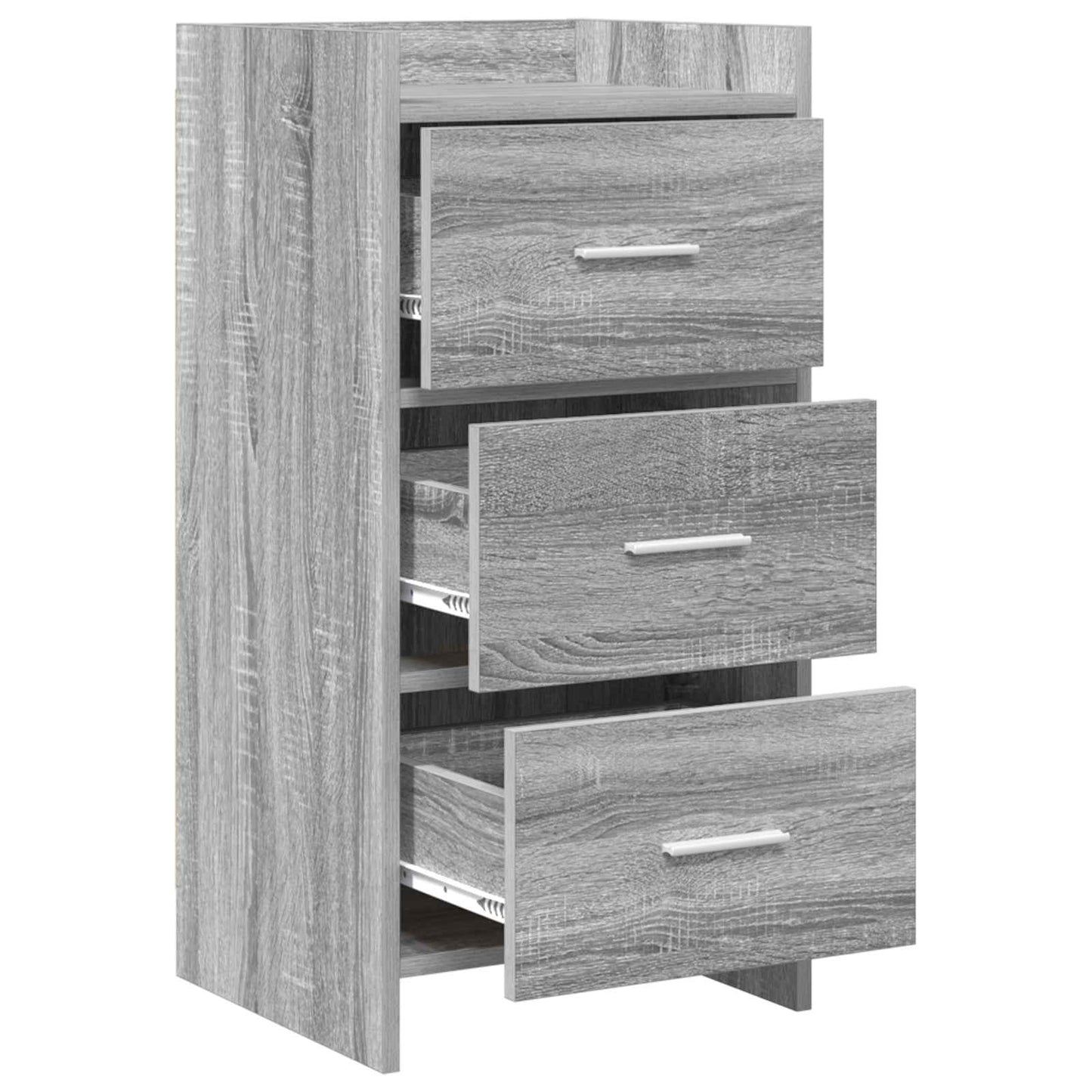 vidaXL Πλαϊνό γραφείο Γκρι Sonoma 40 x 36 x 80 εκ Επεξεργασμένο Ξύλο