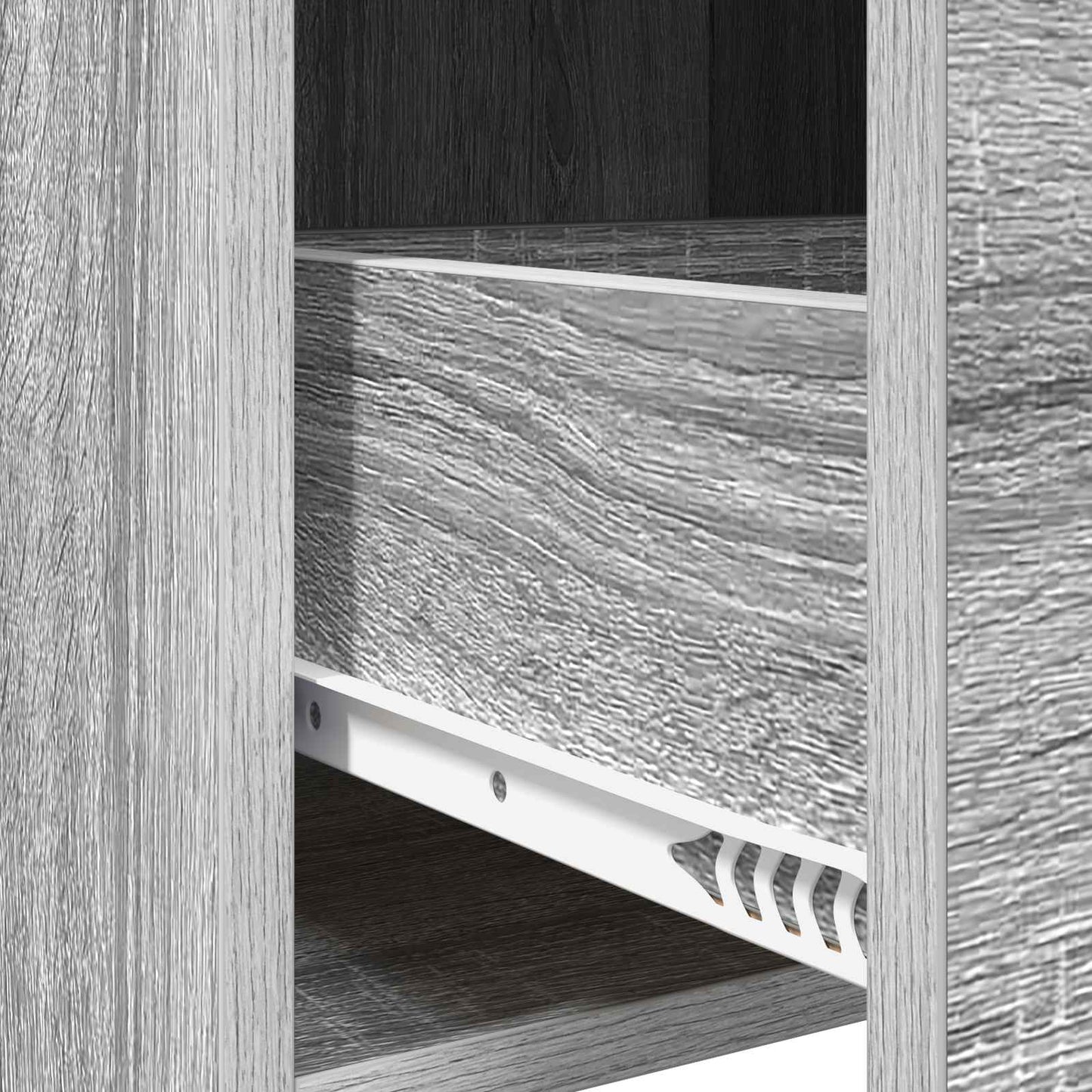 vidaXL Πλαϊνό γραφείο Γκρι Sonoma 40 x 36 x 80 εκ Επεξεργασμένο Ξύλο