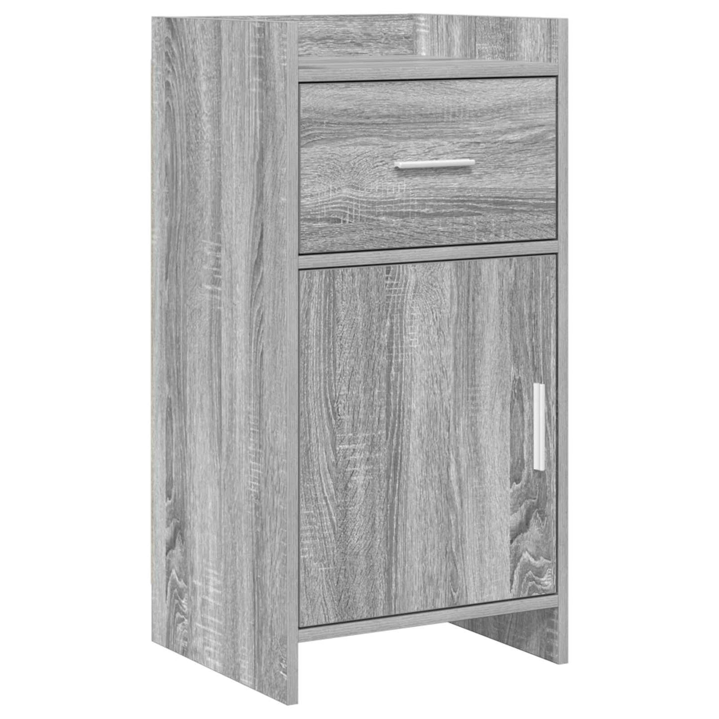 vidaXL Πλαϊνό γραφείο Γκρι Sonoma 40 x 36 x 80 εκ Επεξεργασμένο Ξύλο