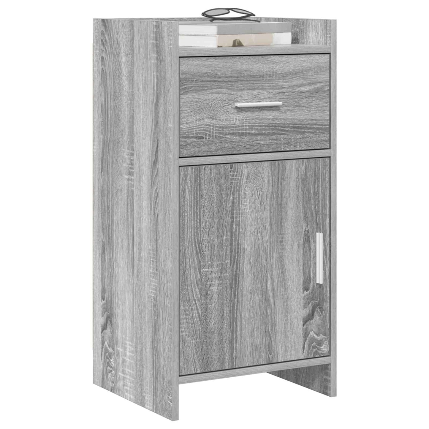 vidaXL Πλαϊνό γραφείο Γκρι Sonoma 40 x 36 x 80 εκ Επεξεργασμένο Ξύλο