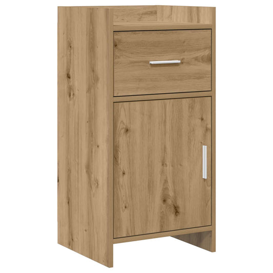 vidaXL Πλαϊνό γραφείο Artisan Δρυς 40 x 36 x 80 εκ Επεξεργασμένο Ξύλο