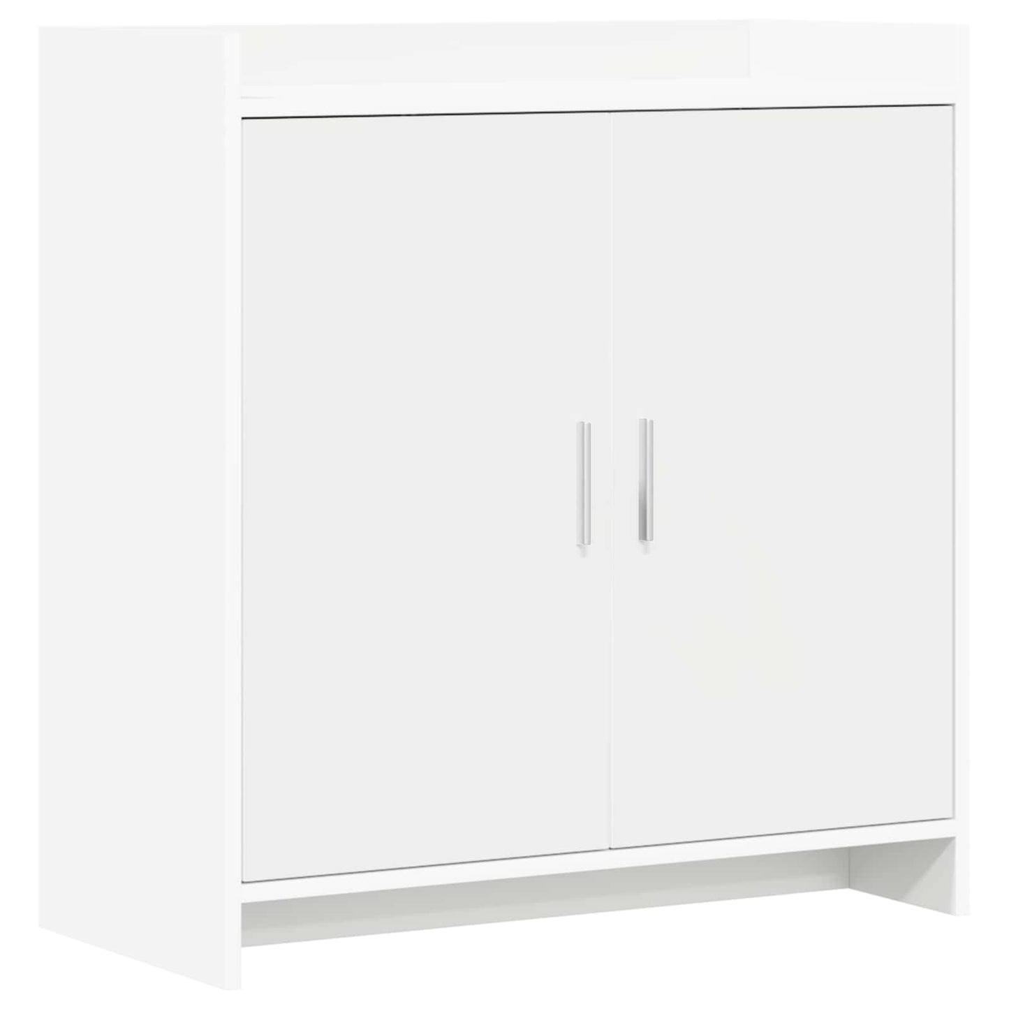 vidaXL Πλαϊνό γραφείο Λευκό 72 x 36 x 80 εκ. Επεξεργασμένο Ξύλο