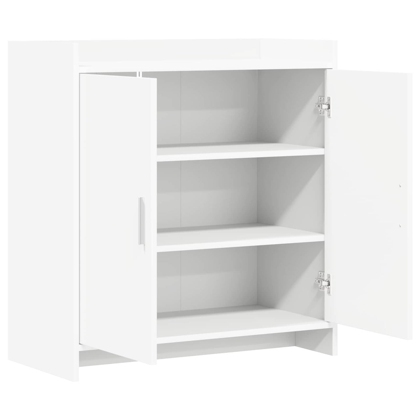 vidaXL Πλαϊνό γραφείο Λευκό 72 x 36 x 80 εκ. Επεξεργασμένο Ξύλο