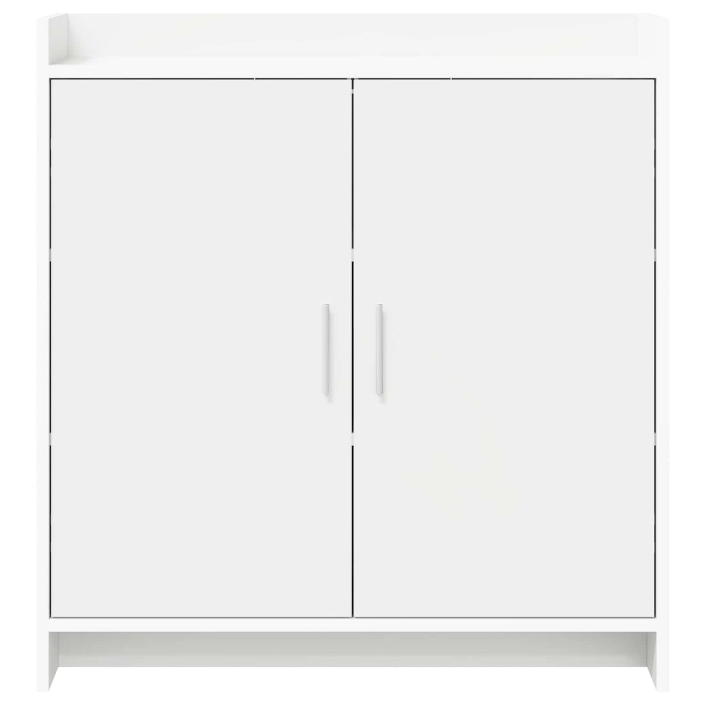 vidaXL Πλαϊνό γραφείο Λευκό 72 x 36 x 80 εκ. Επεξεργασμένο Ξύλο